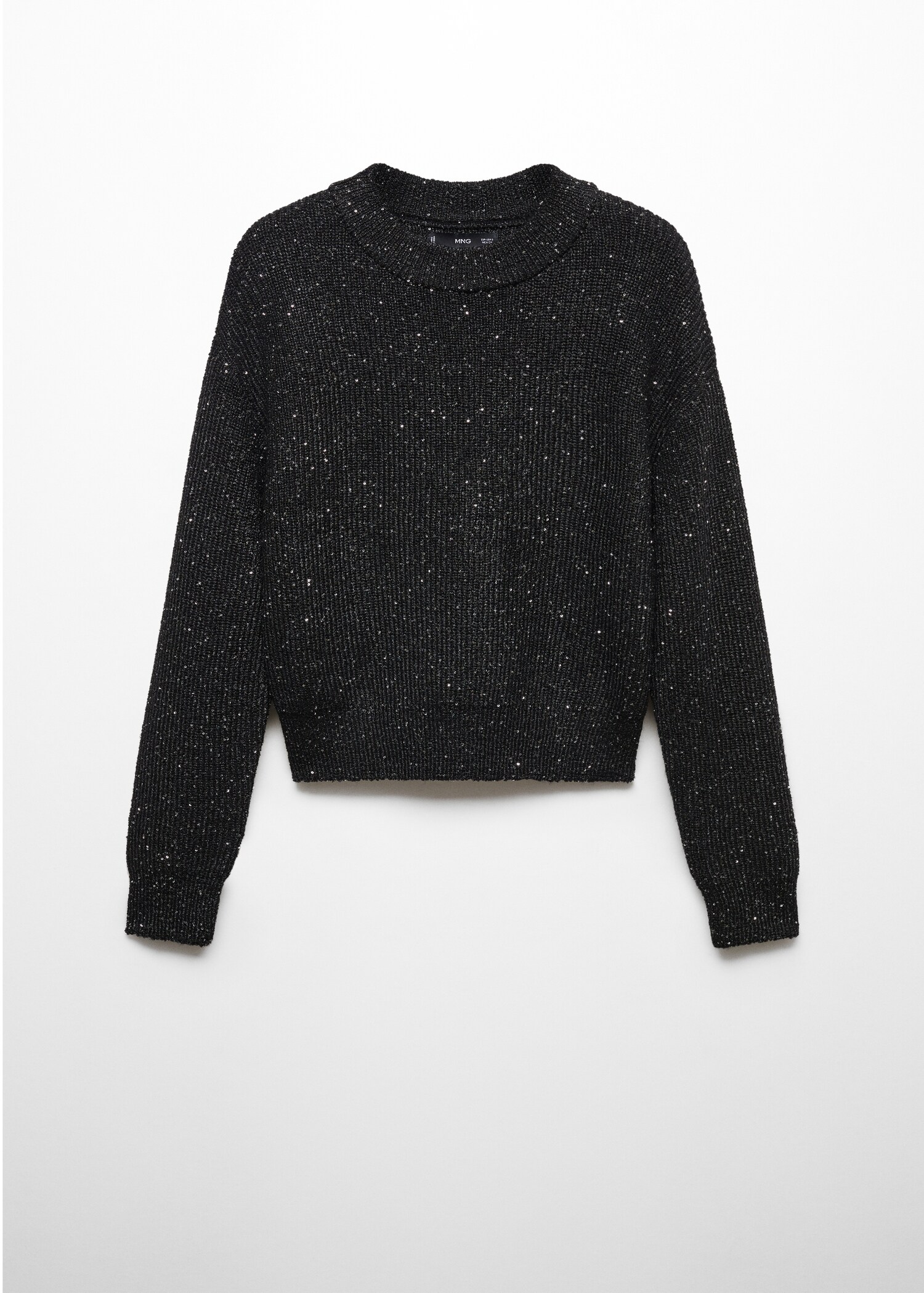 Sweter dzianinowy z cekinami - Artykuł bez modela/modelki