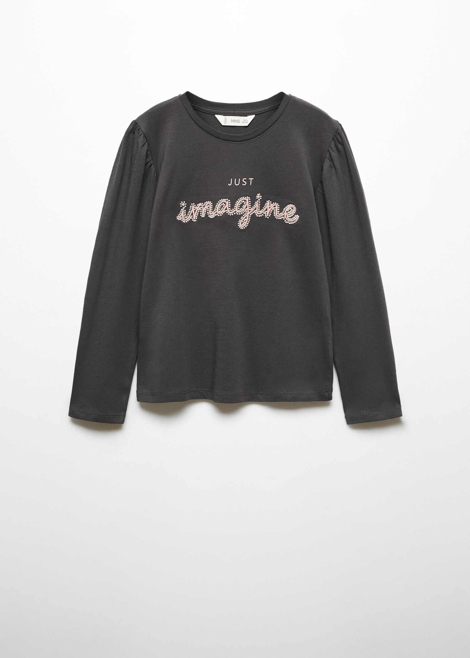 Long-sleeved t-shirt with message - Article without model