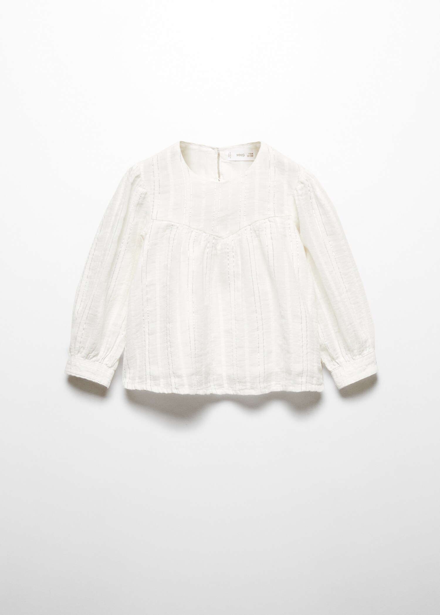 Striped cotton blouse - Article without model