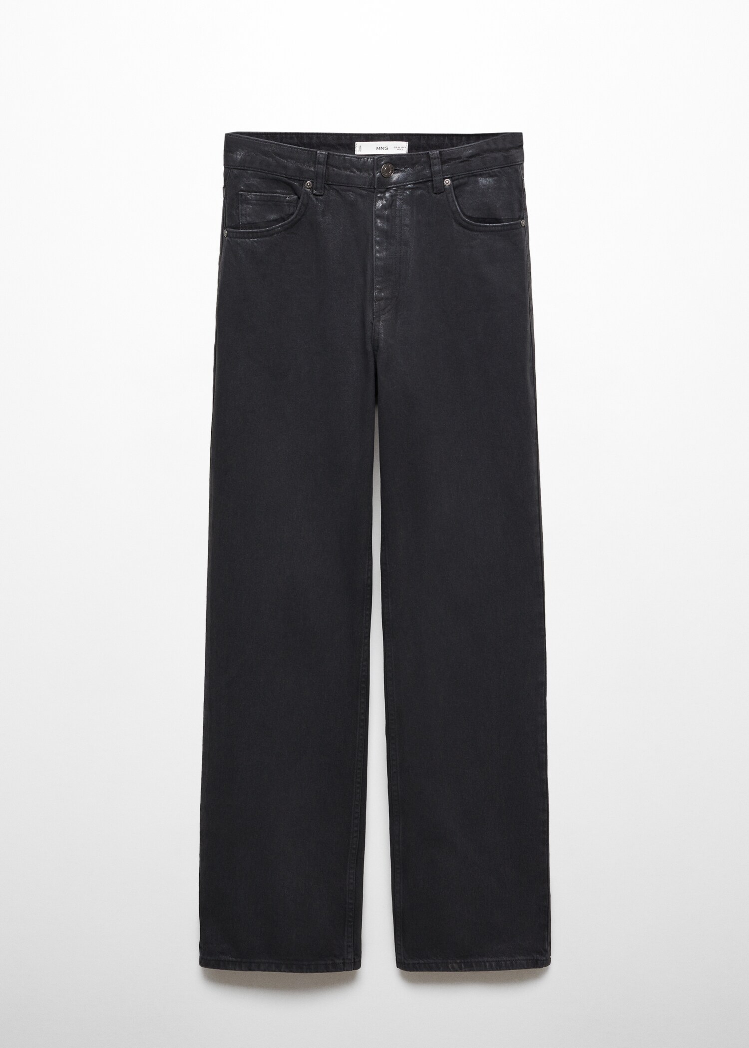 Jeans rectos efecto brillo - Artículo sin modelo