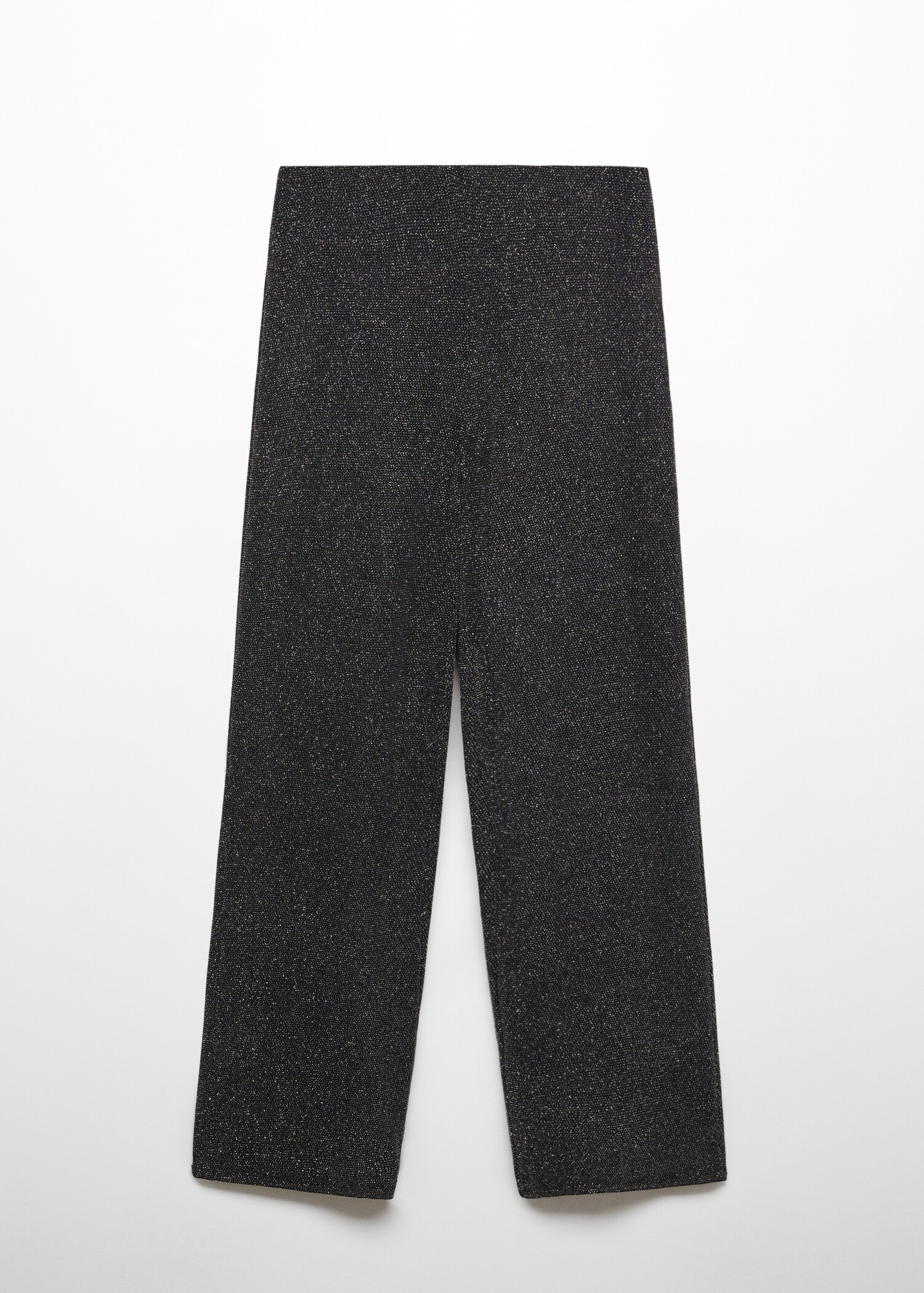 High-waisted glitter trousers - Article without model