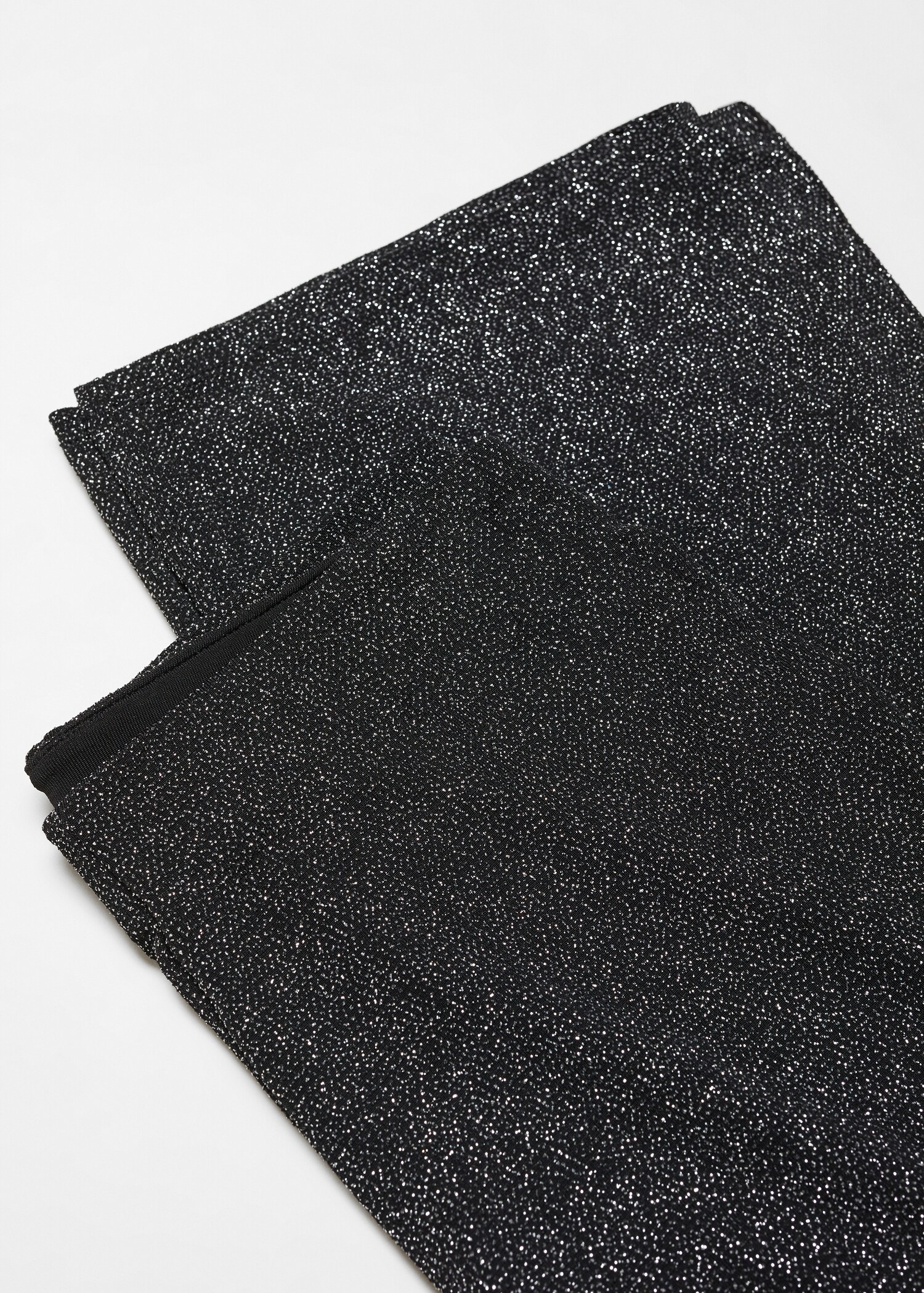 High-waisted glitter trousers - Details of the article 8