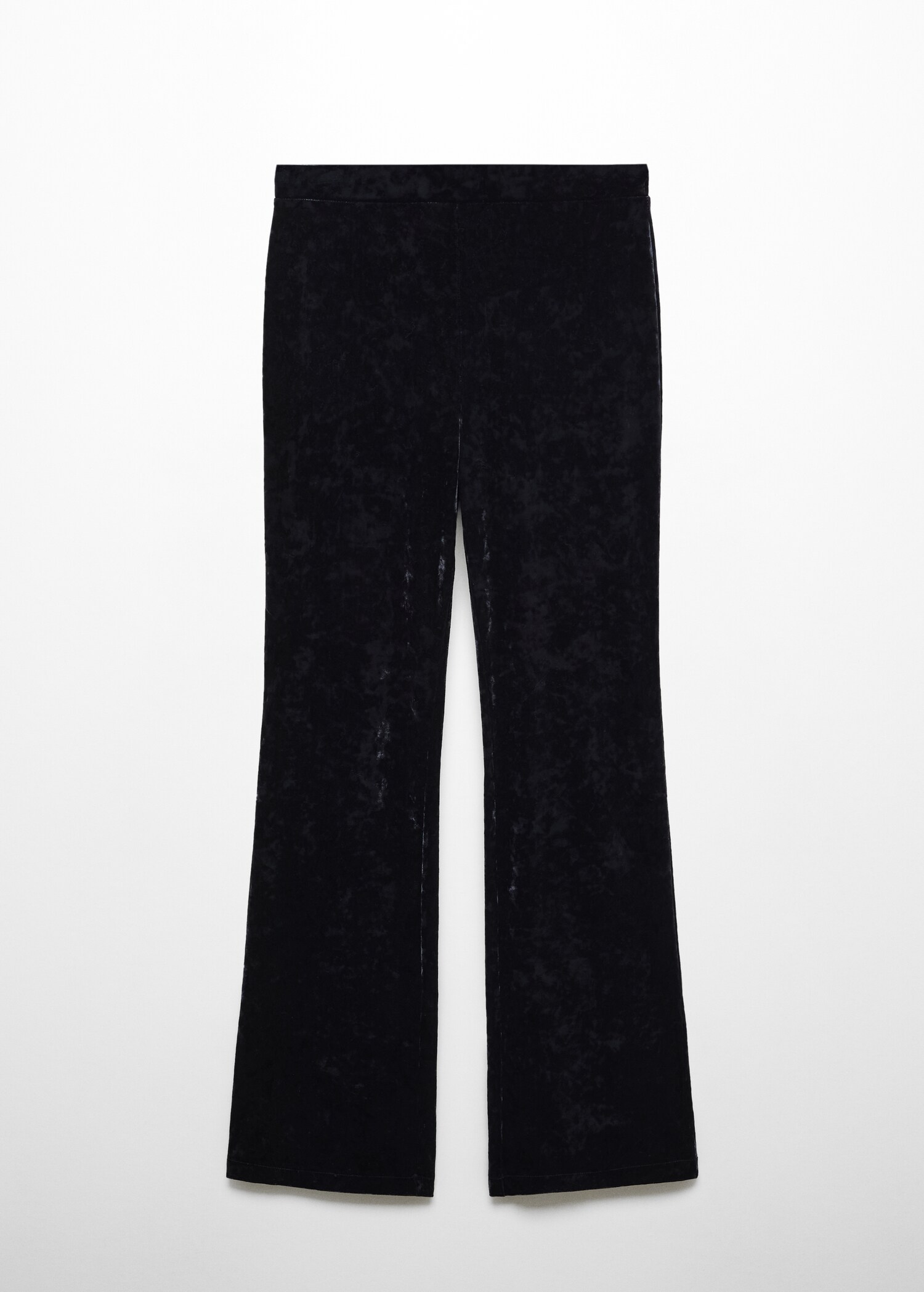 Straight velvet trousers - Article without model