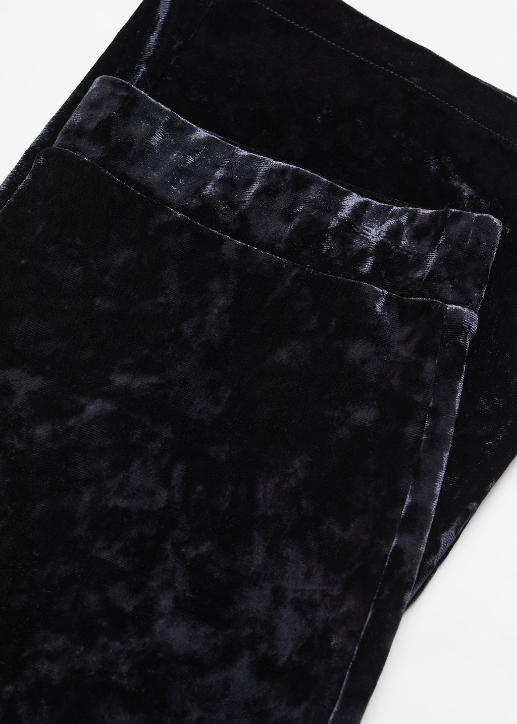RQYYD High Waisted Velvet Pants for Women Elastic Waist Wide