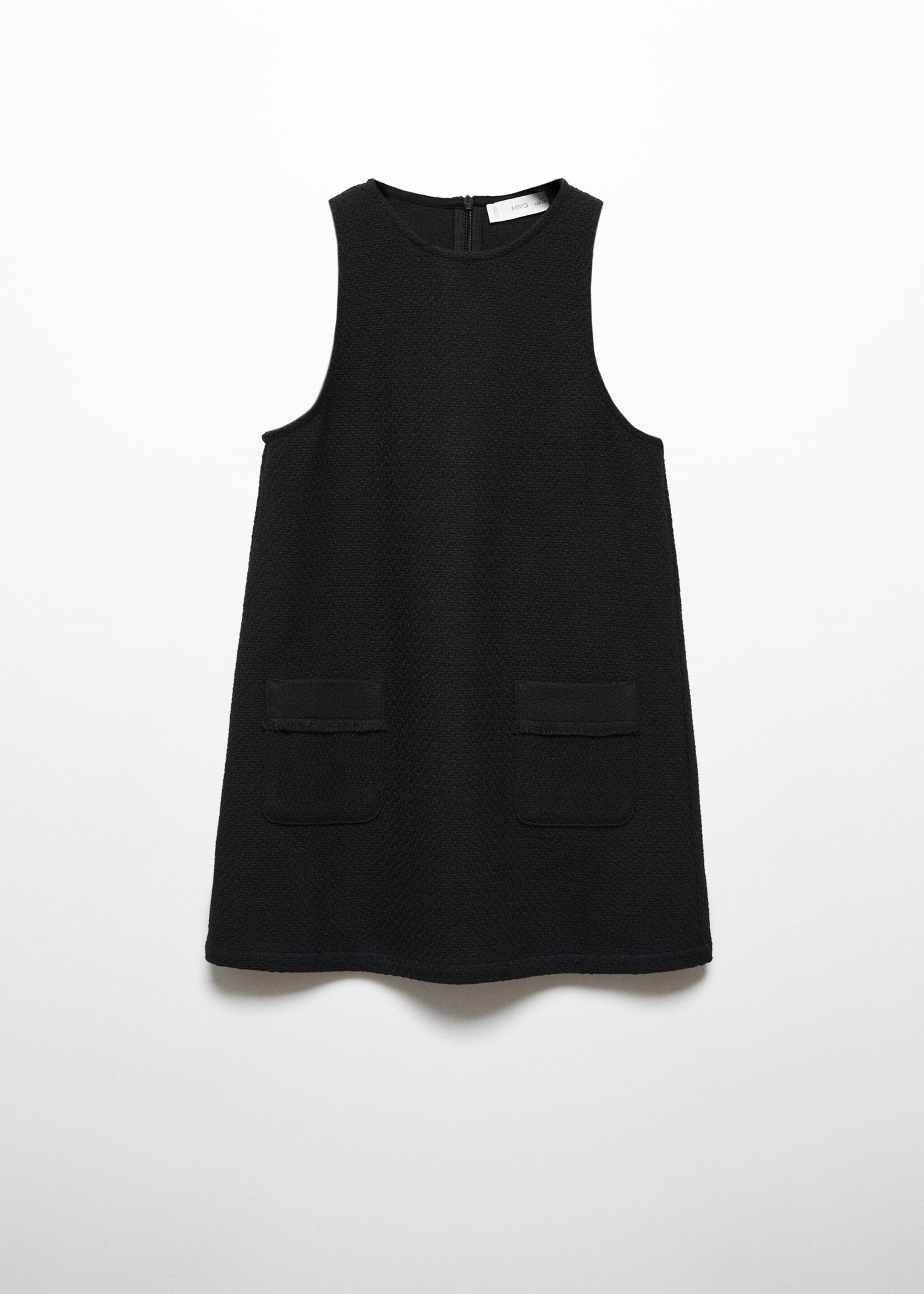 Robe chasuble texturée coton - Article sans modèle
