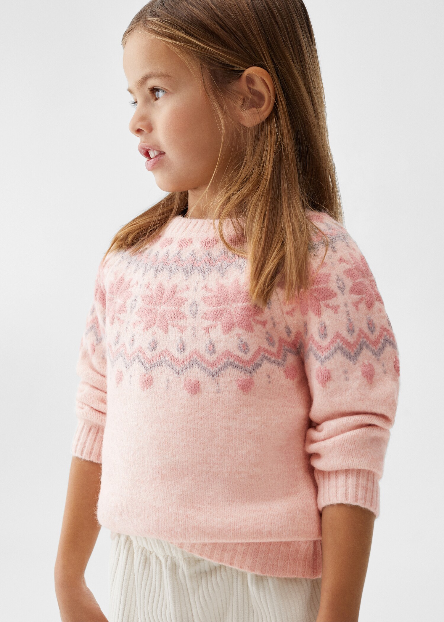 Pullover maglia jacquard - Piano medio