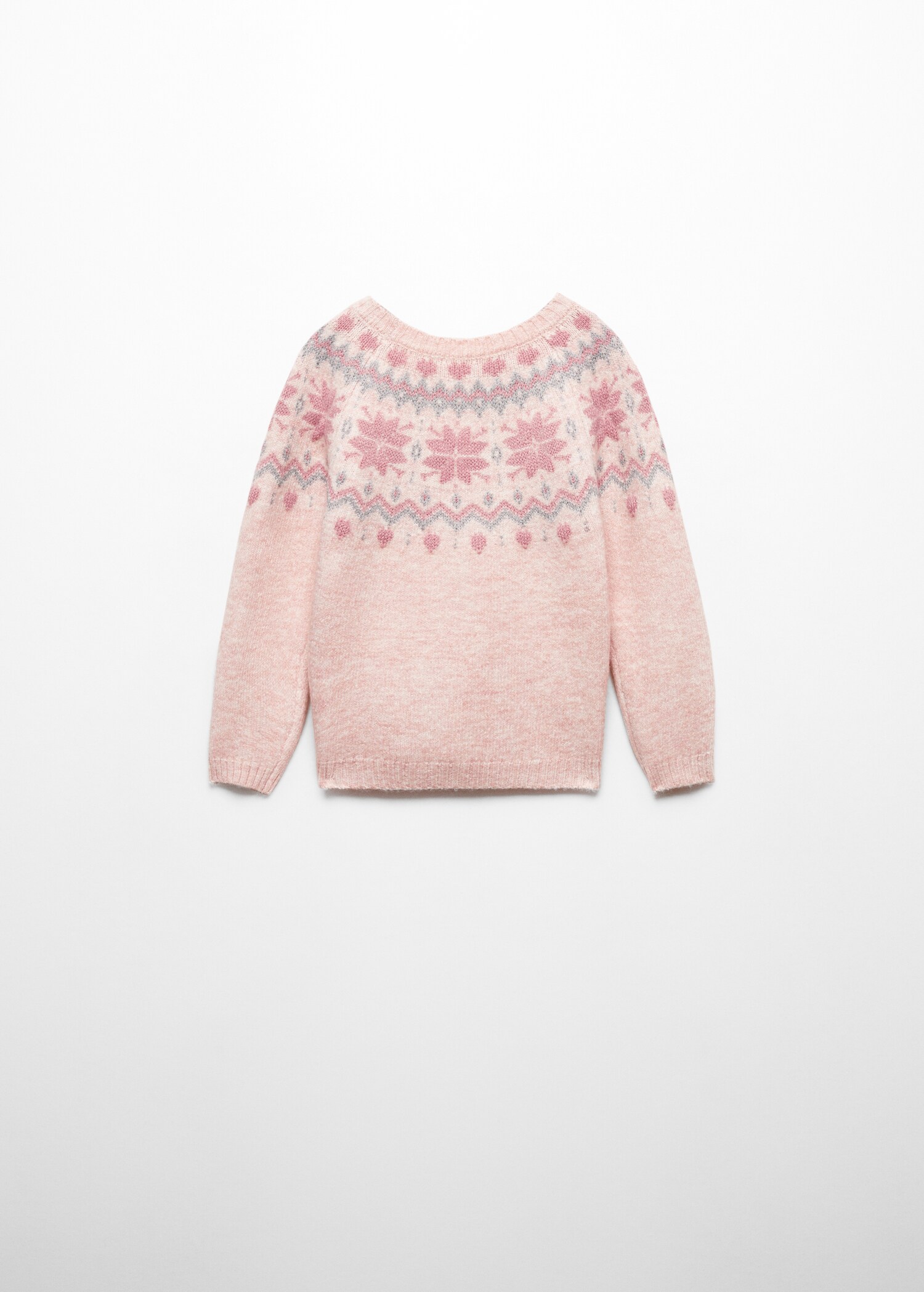 Pullover maglia jacquard - Retro dell'articolo