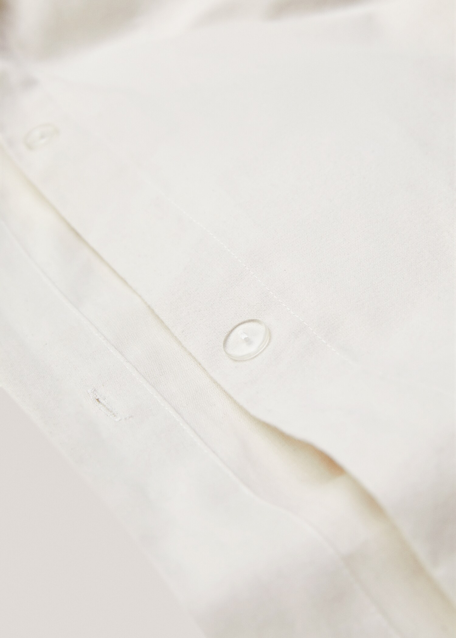 Plain flannel duvet cover Queen bed - Details of the article 1