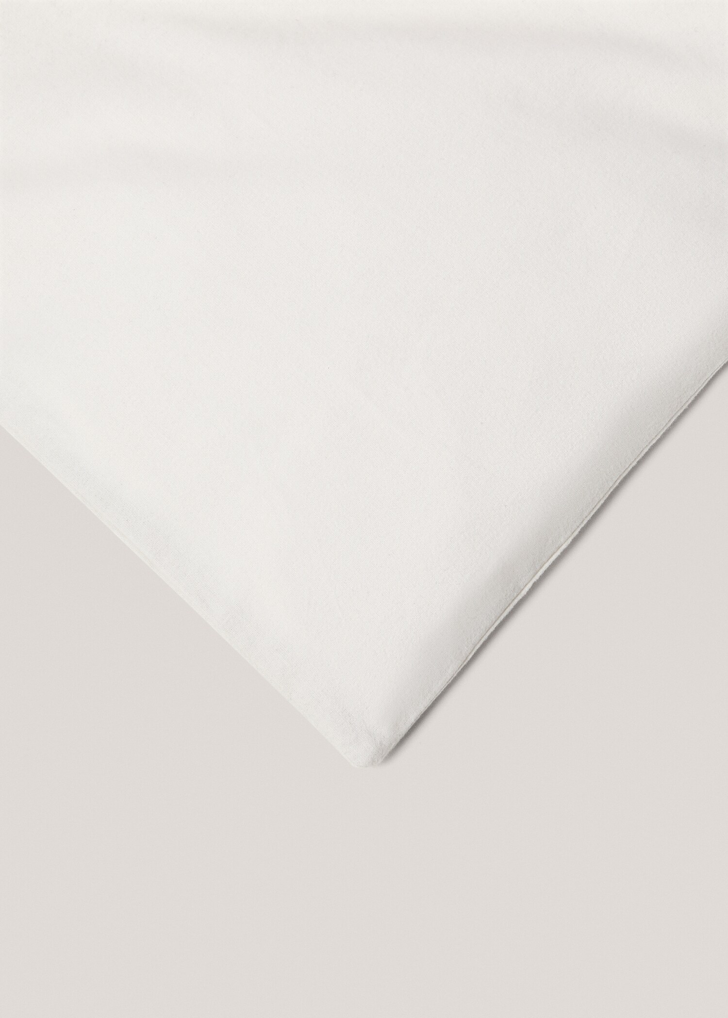 Plain flannel duvet cover Queen bed - Details of the article 2