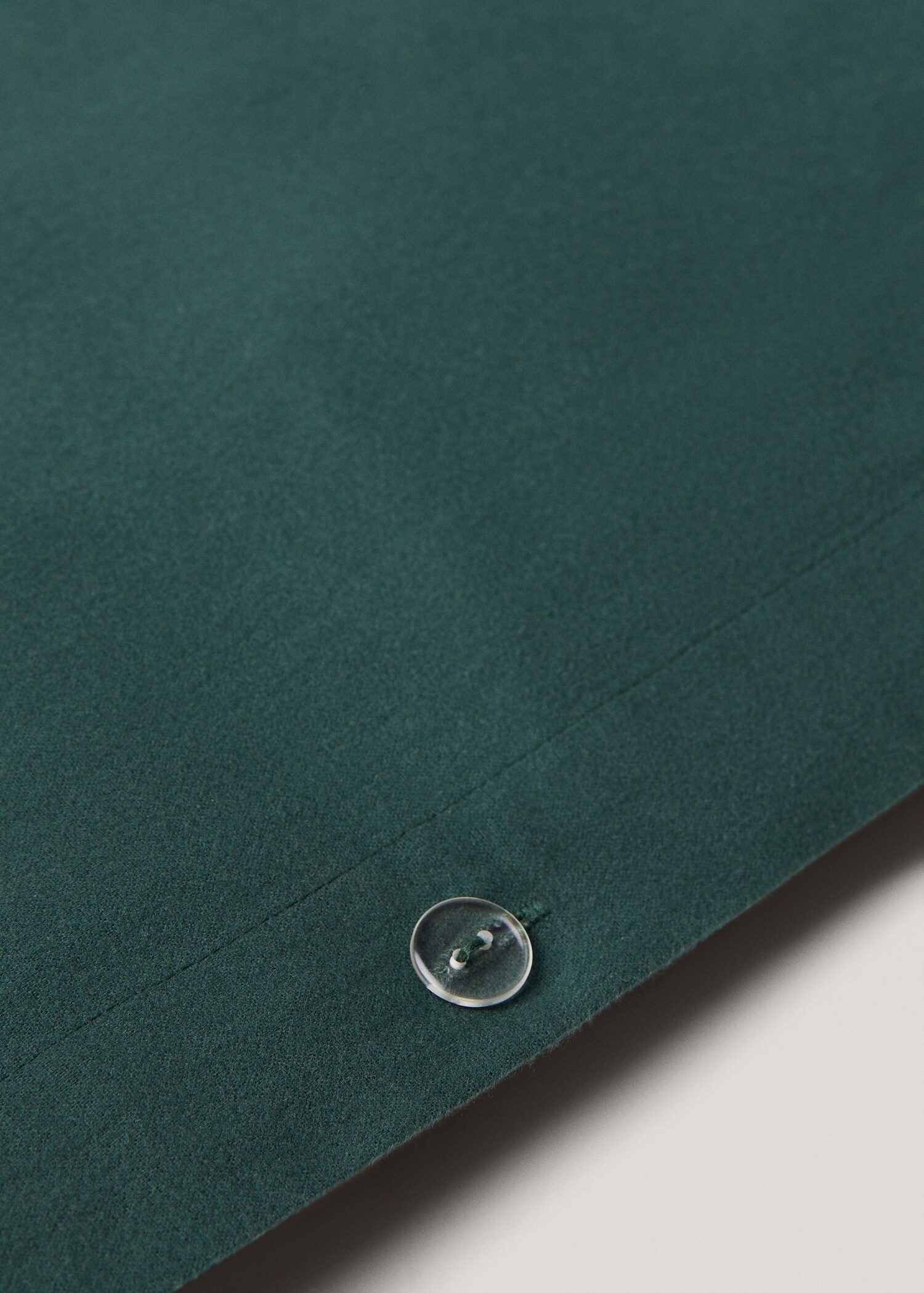 Plain flannel duvet cover Queen bed - Details of the article 2
