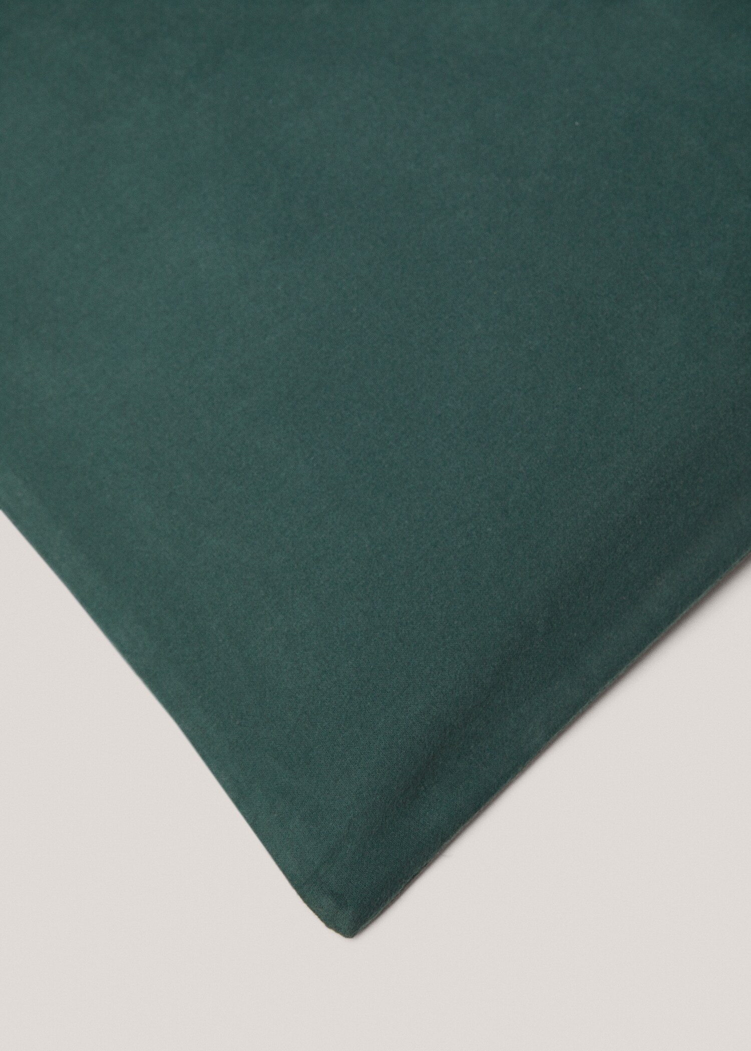 Plain flannel duvet cover Queen bed - Details of the article 3