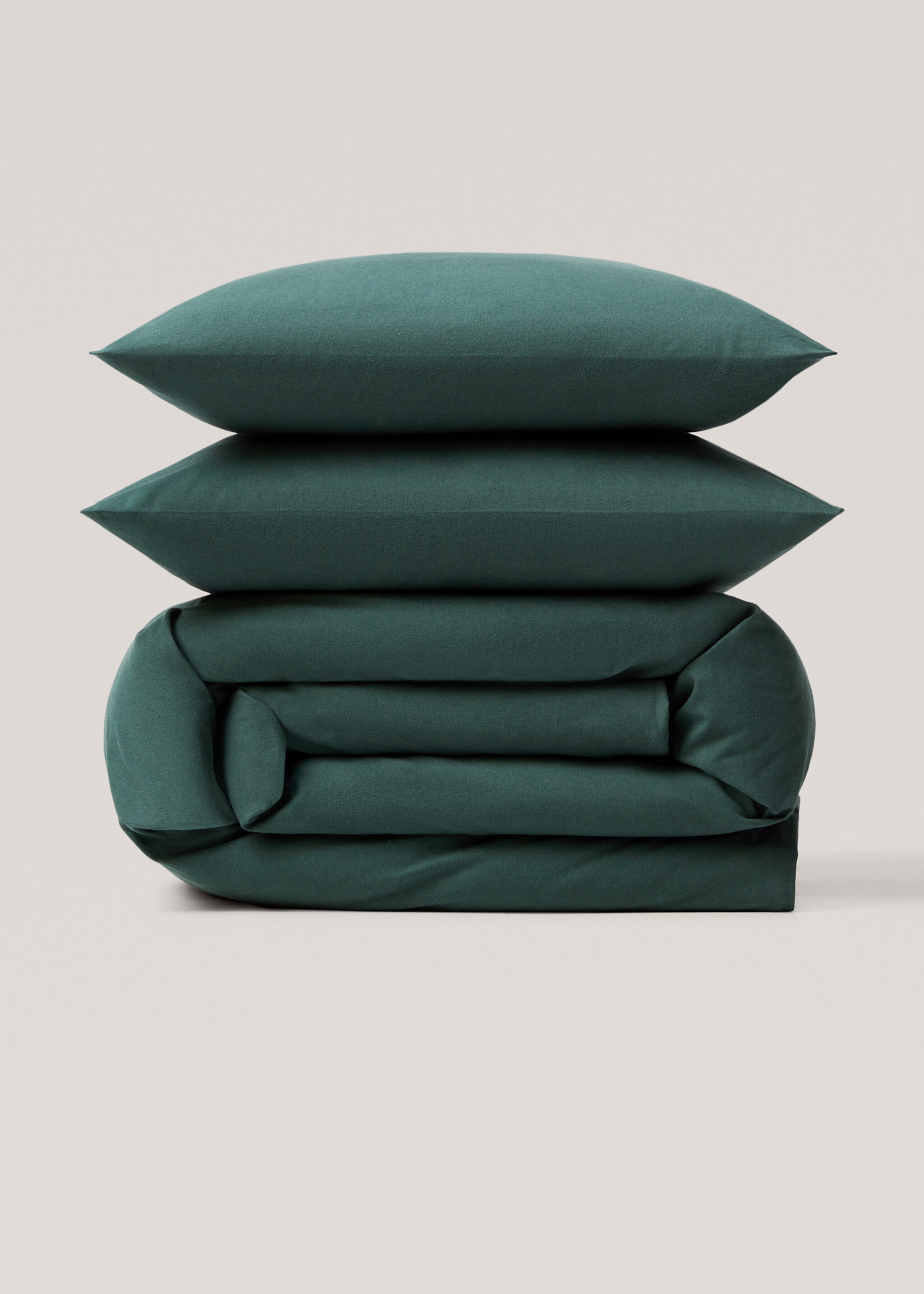 Check flannel duvet cover 150/160cm - Article without model