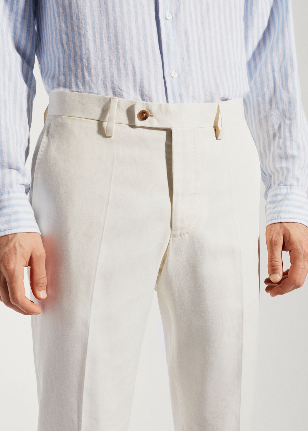 J.Crew: Vintage J.Crew '90s Pleated Linen Dress Pant For Men