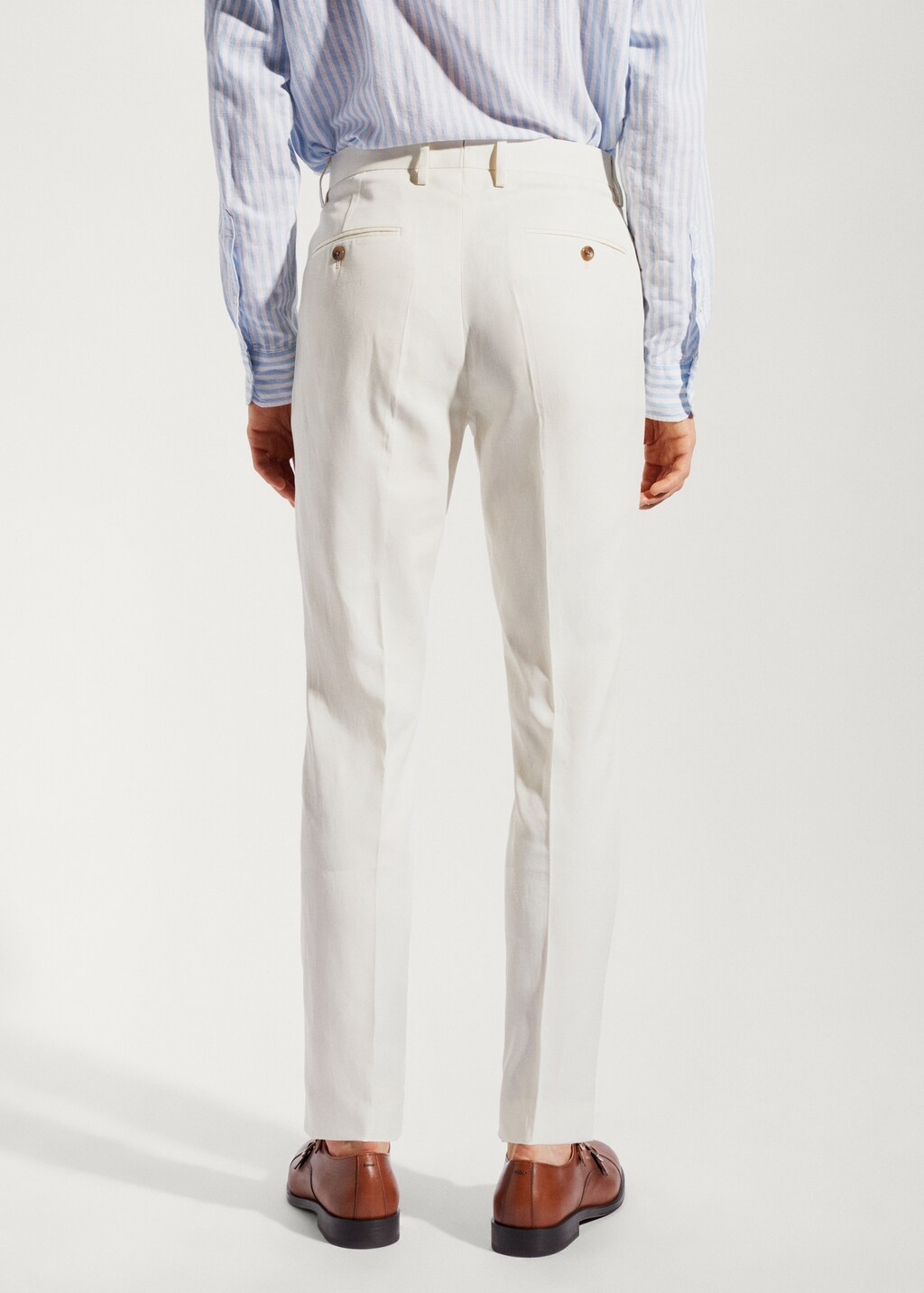 Pantalon costume 100 lin