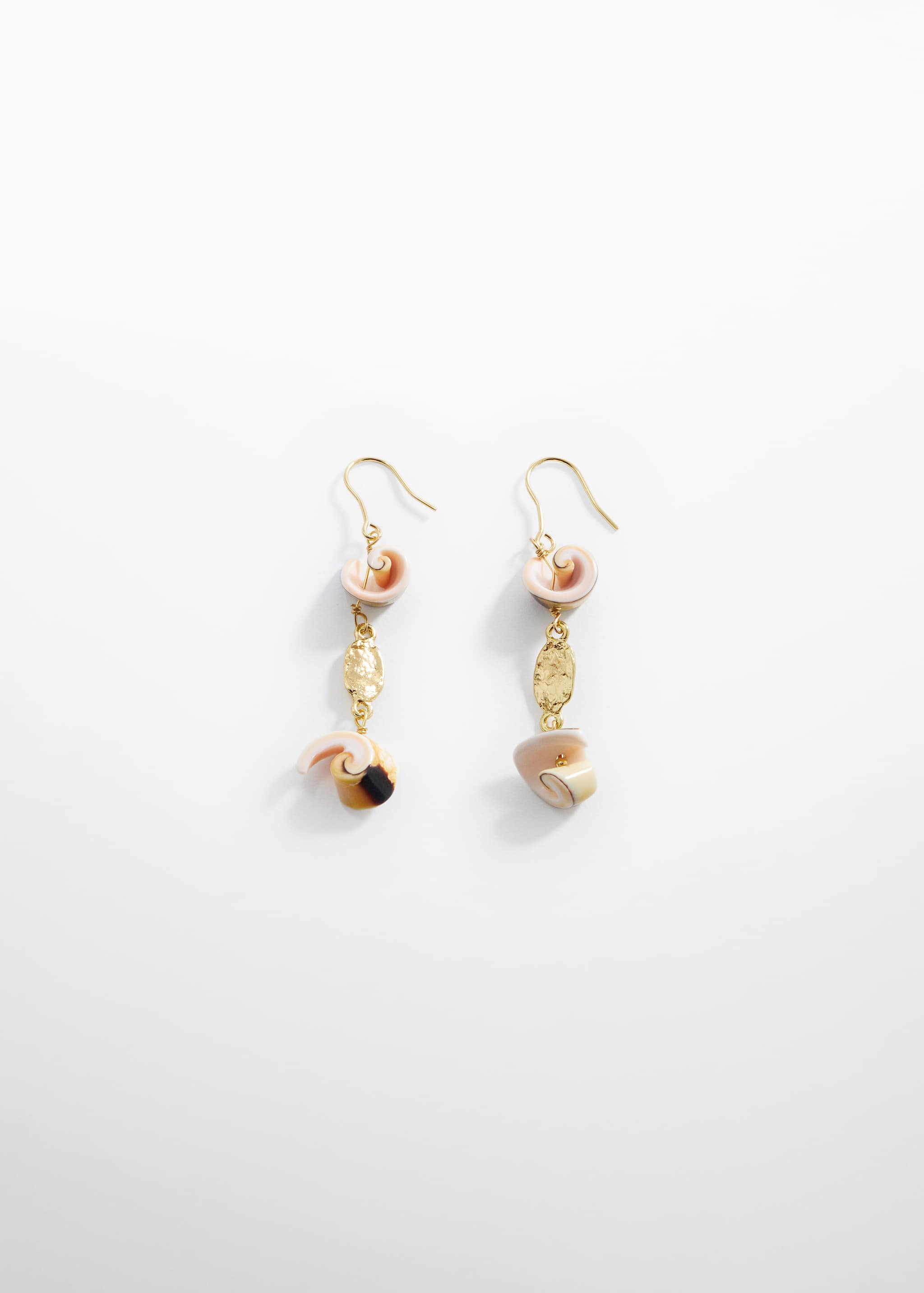 Combined shell earrings - Article without model
