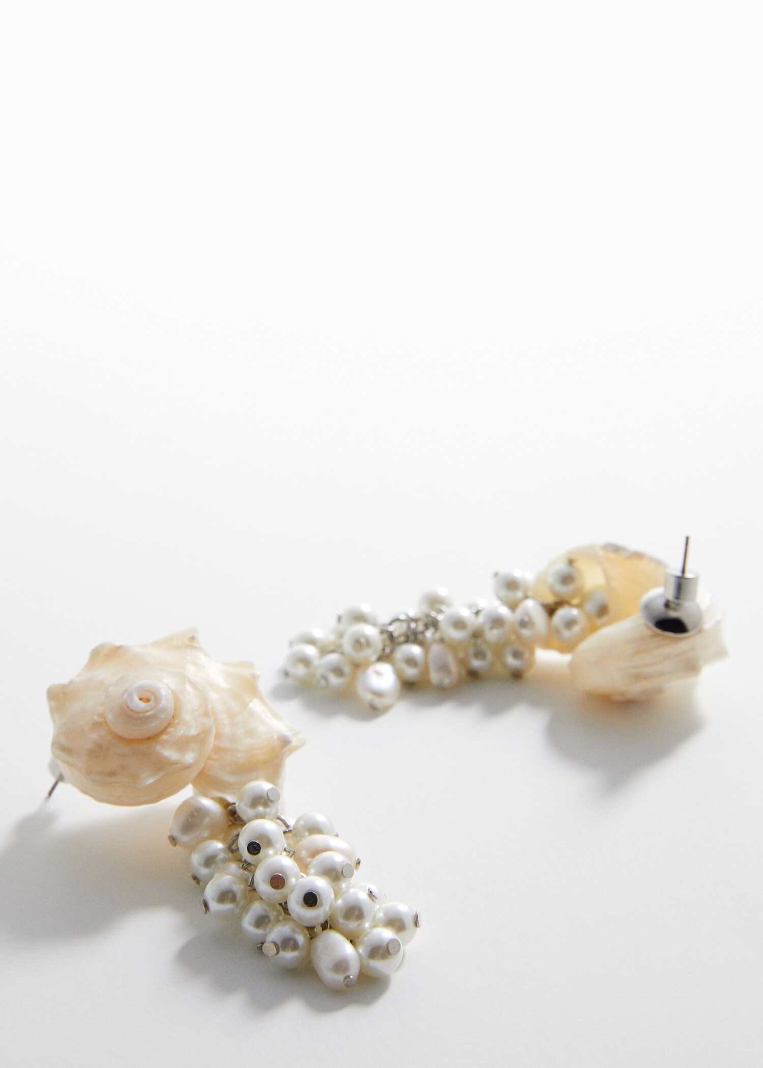 Mixed bead earrings - Medium plane