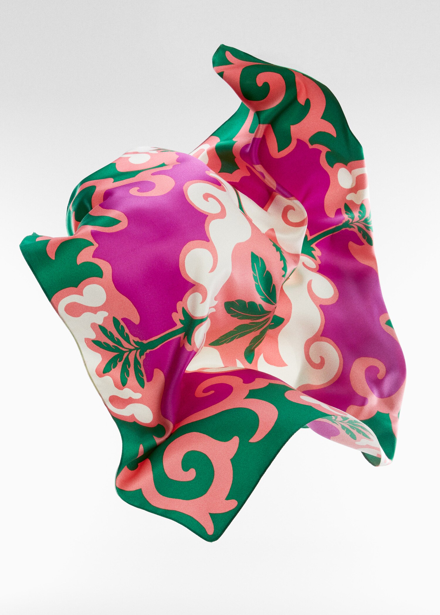 Bedrucktes Satin-Halstuch - Detail des Artikels 5