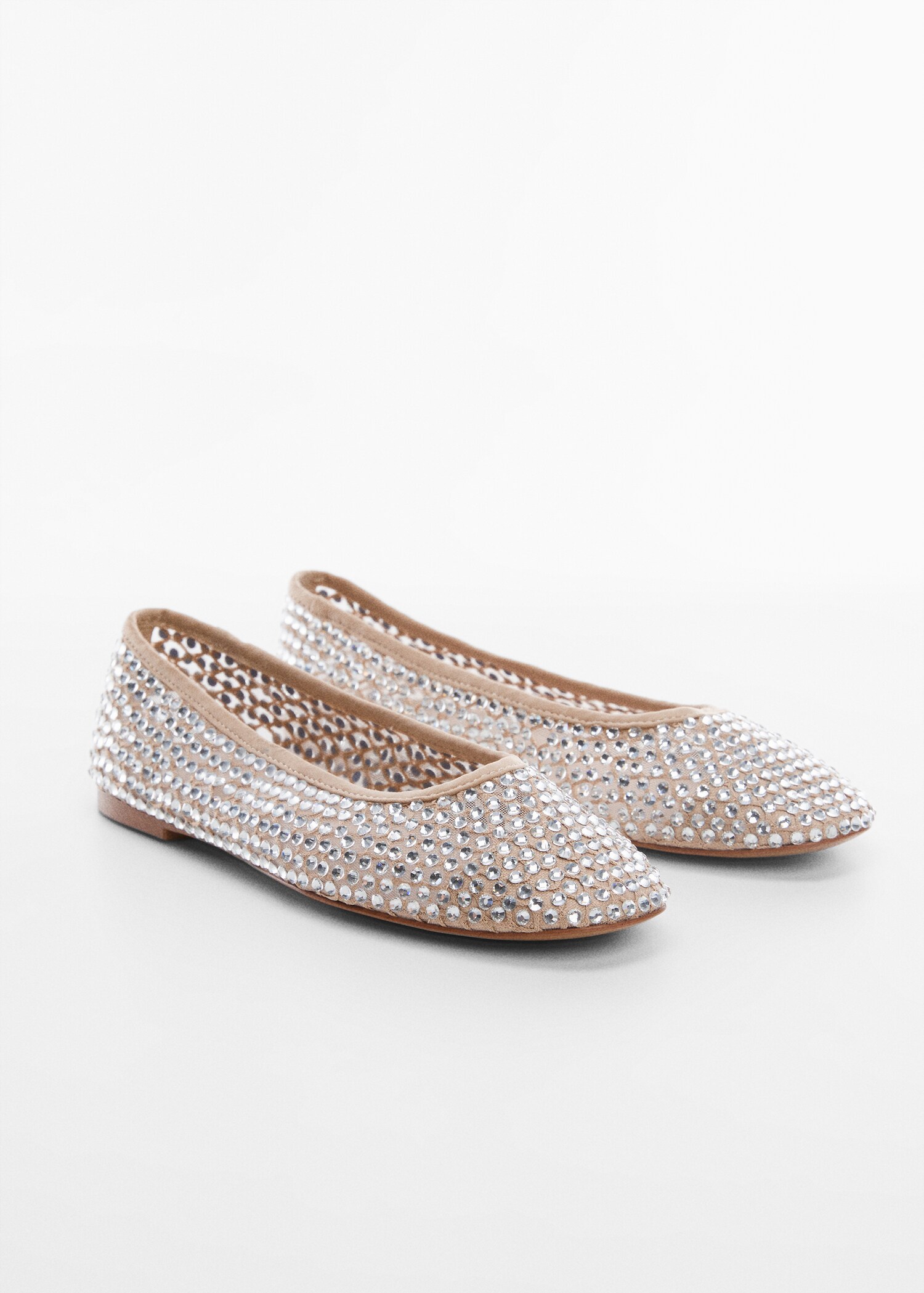 Rhinestone ballet flats - Medium plane