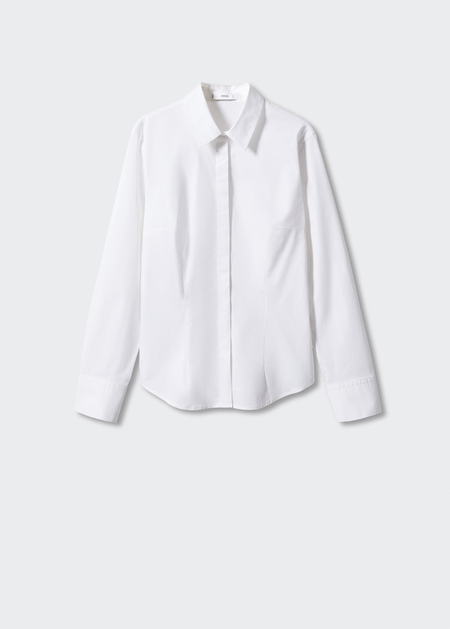 Fitted cotton shirt - Article without model