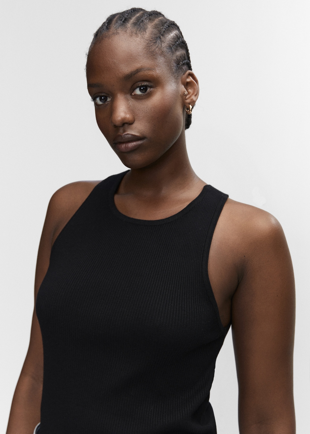 Open back knitted top - Women | MANGO OUTLET USA