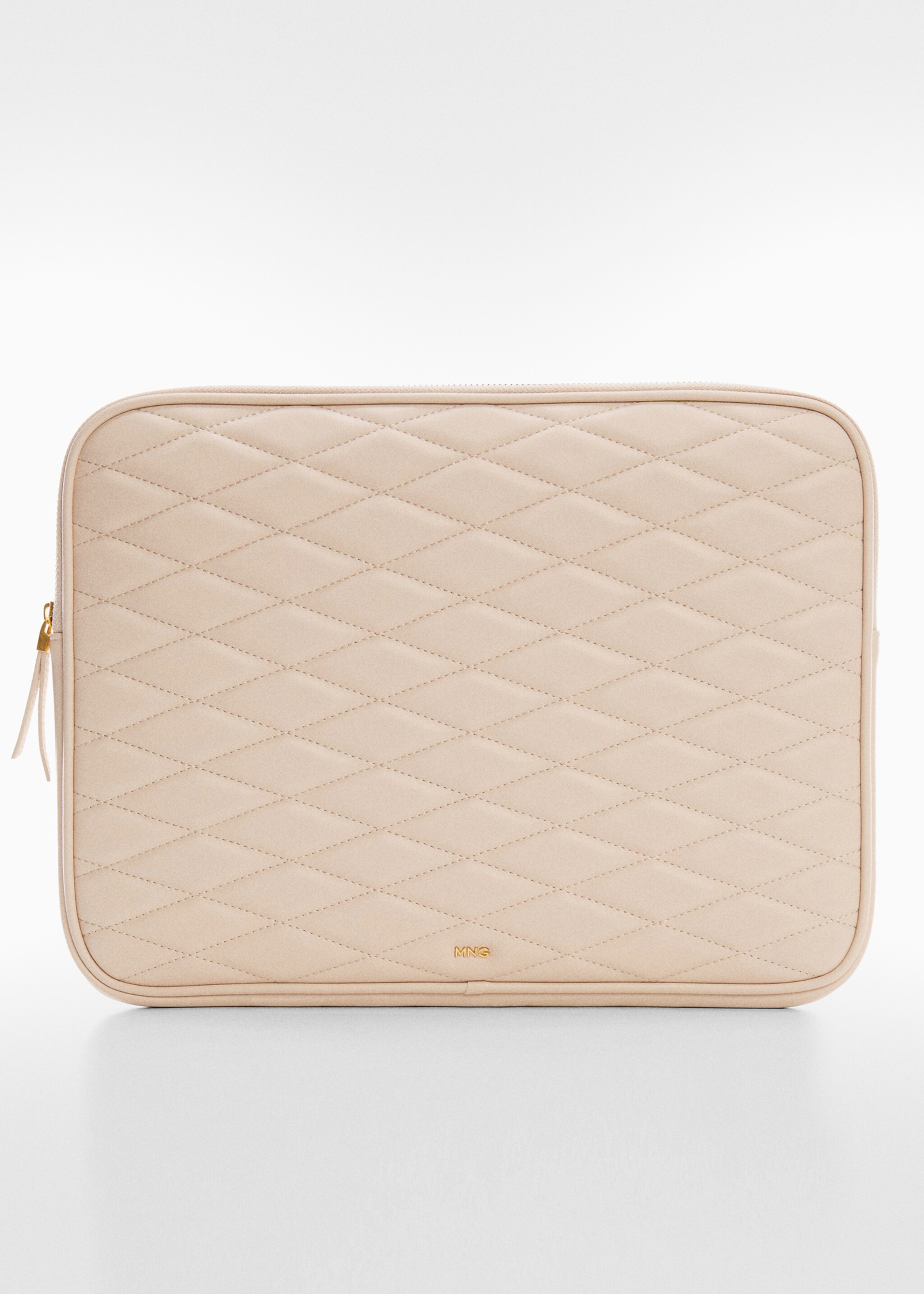 Padded laptop case - Article without model, Off White. Ref: 57040258-00.