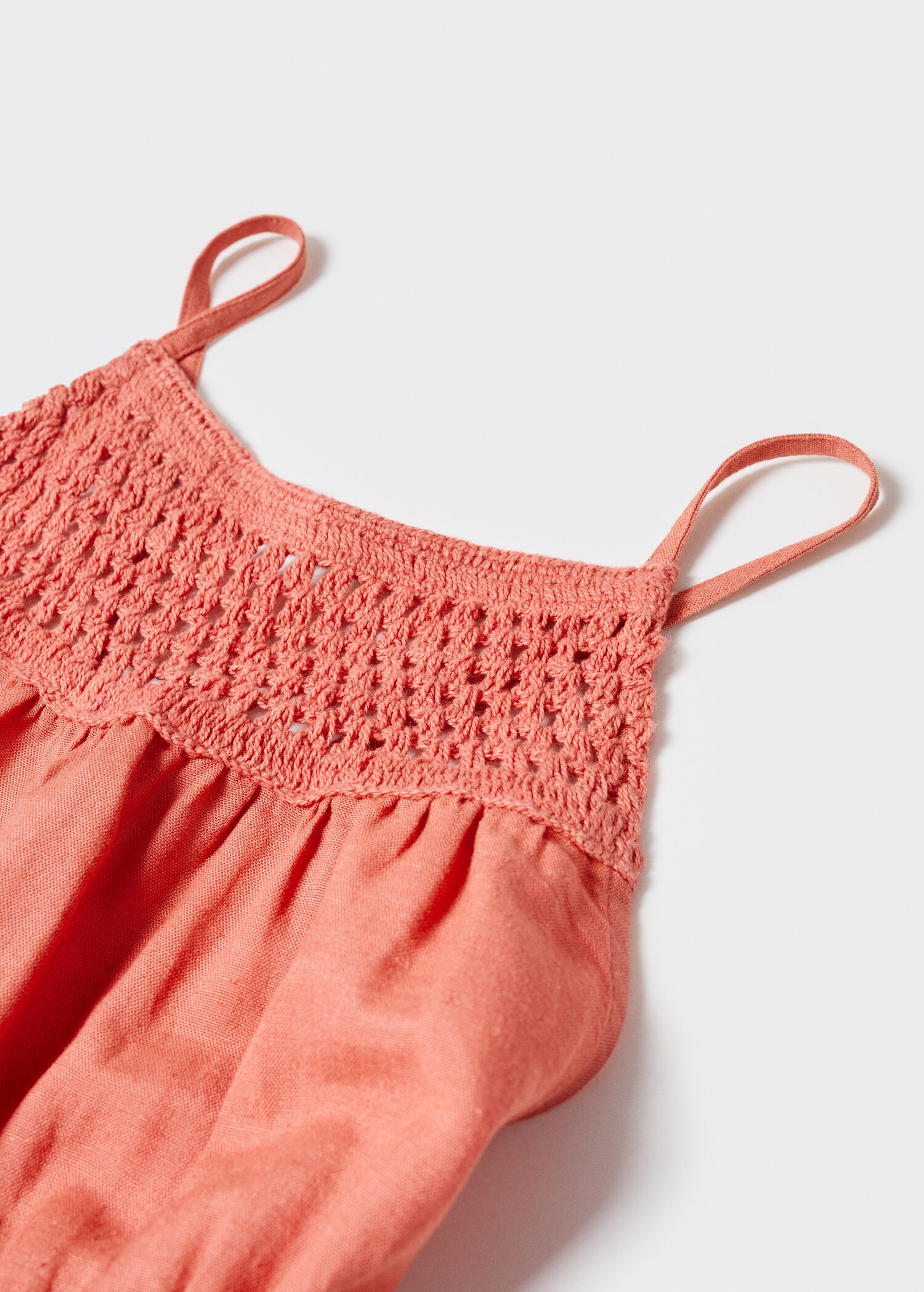 Jumpsuit with crochet detail - Details of the article 8