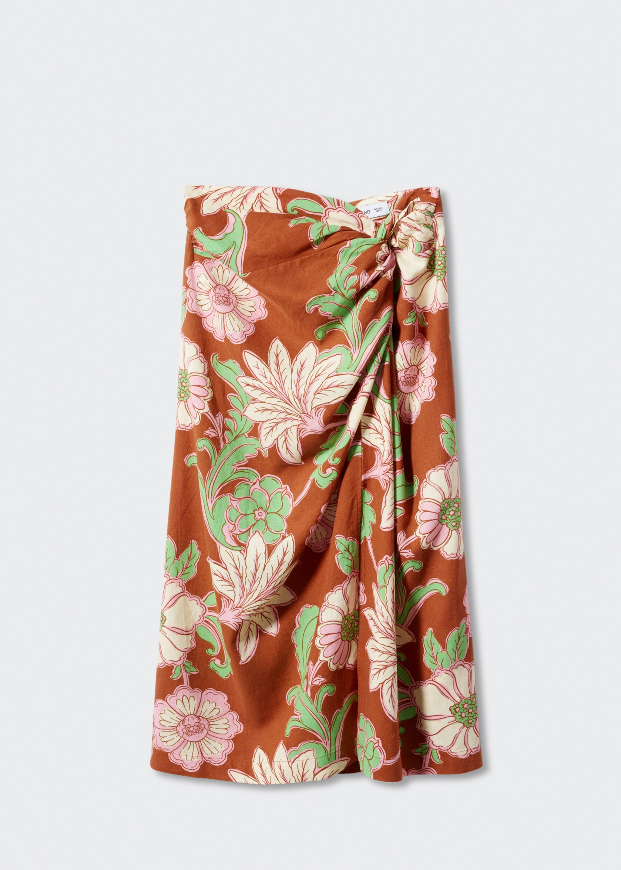 Knot printed skirt - Article without model