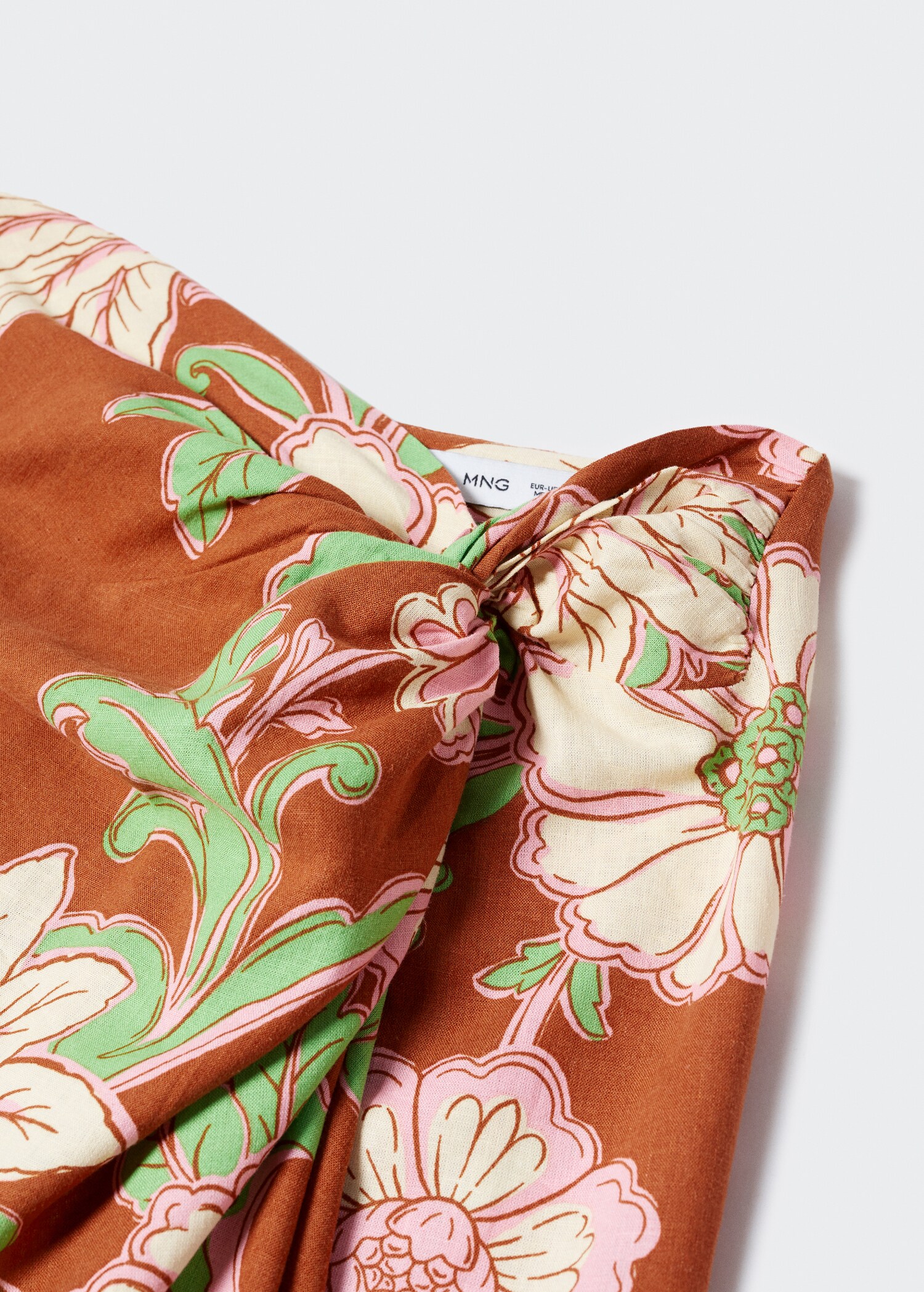 Knot printed skirt - Details of the article 8