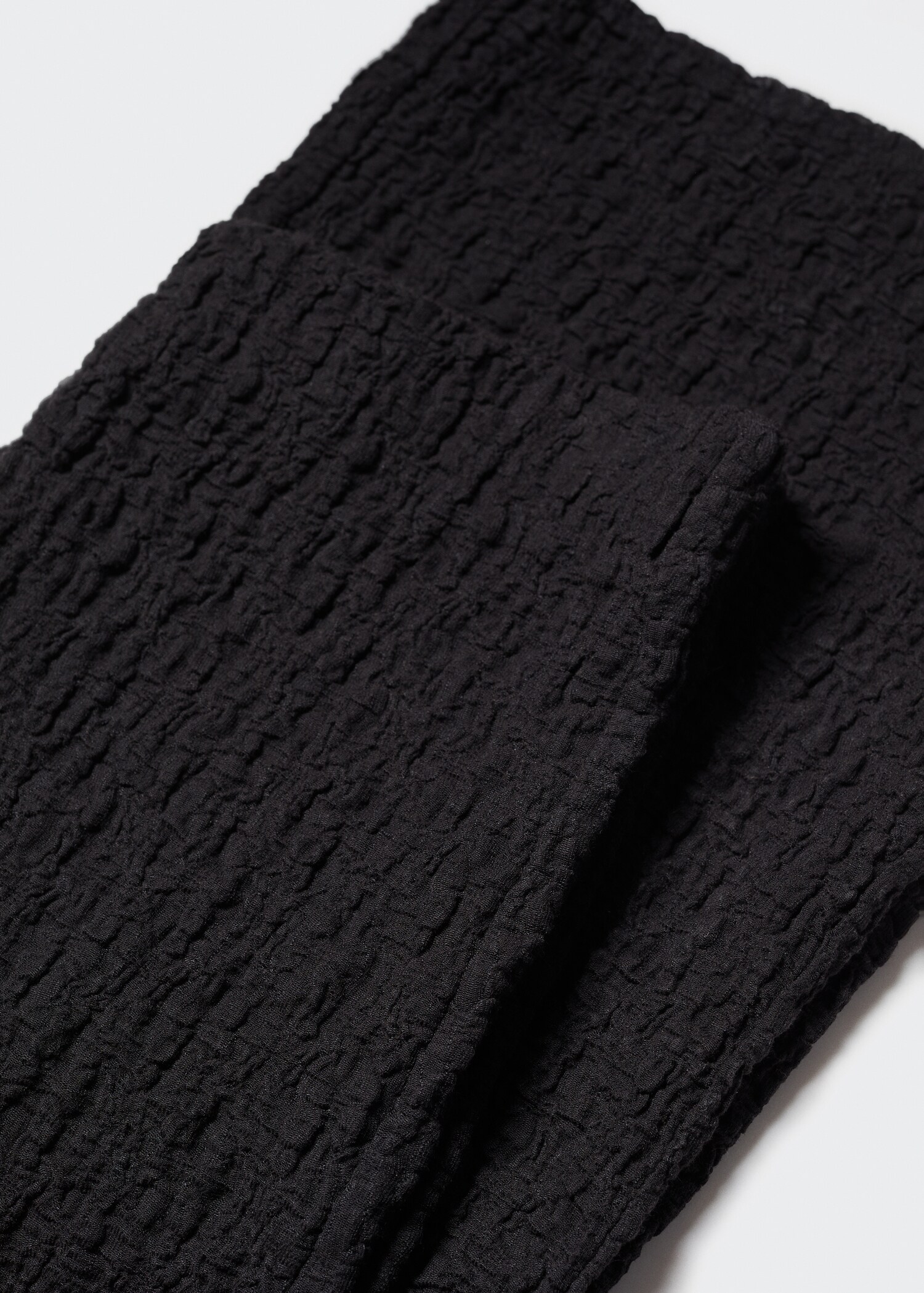 Pantaloni cu textură wide-leg - Detaliu al articolului 8