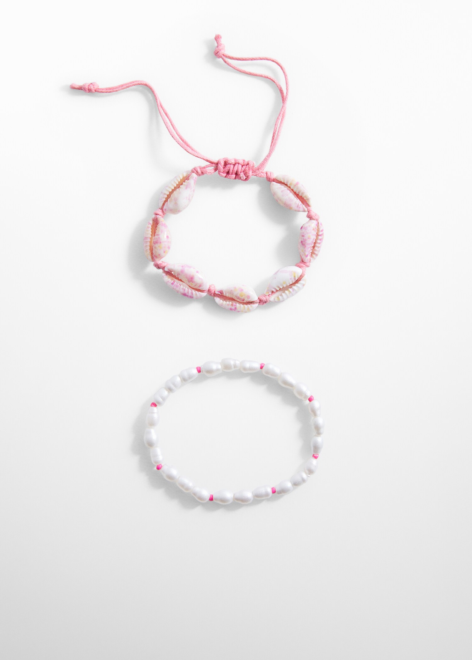 Pack 2 pulseras conchas - Artículo sin modelo