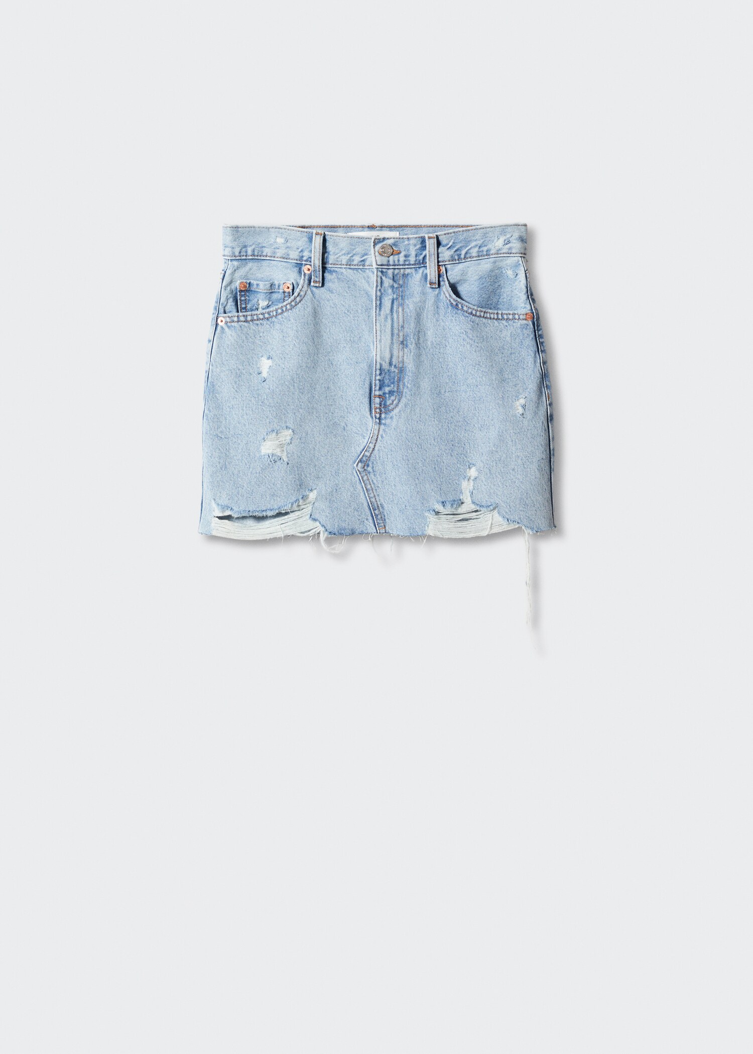 Denim mini-skirt - Article without model