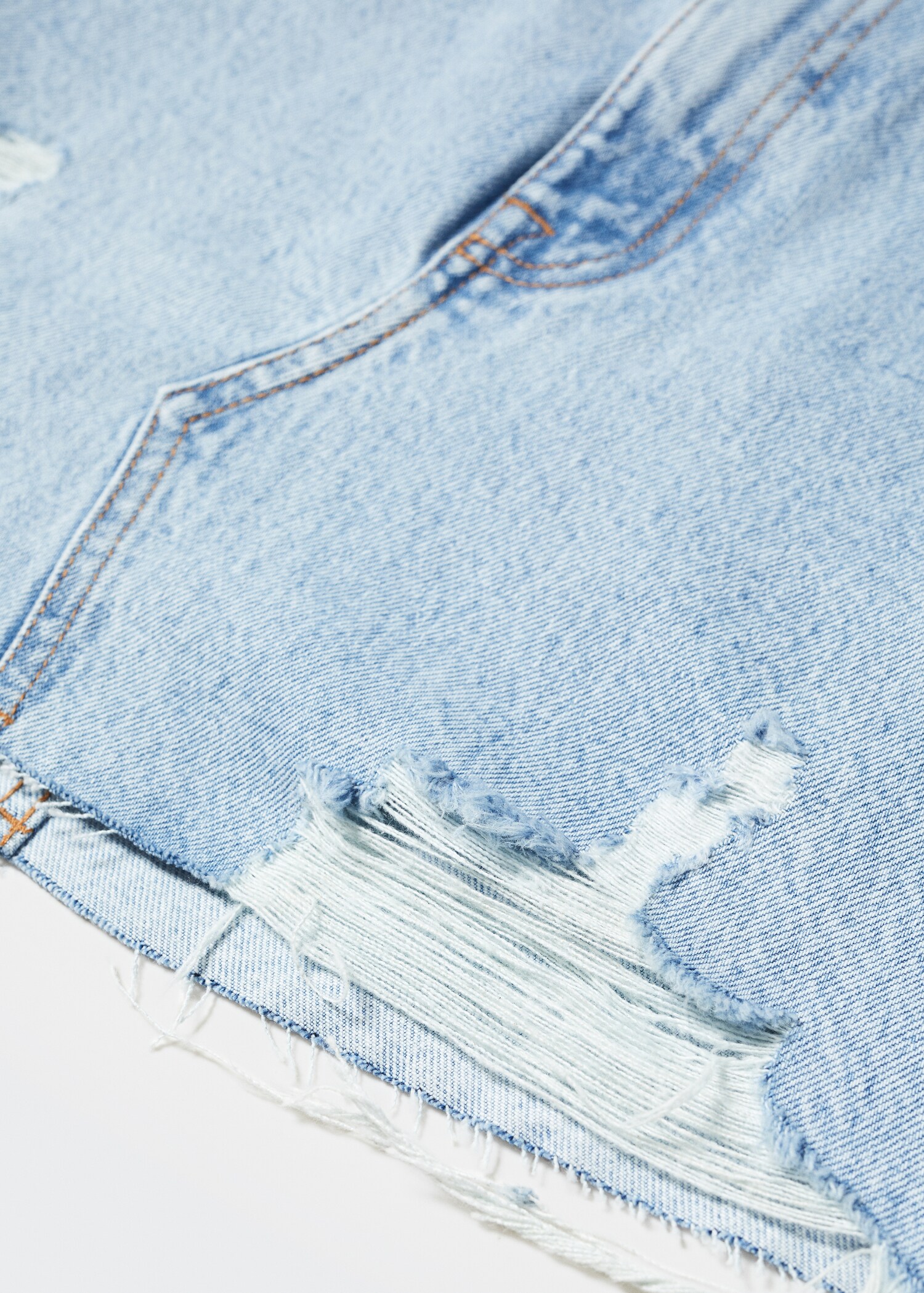 Denim mini-skirt - Details of the article 8