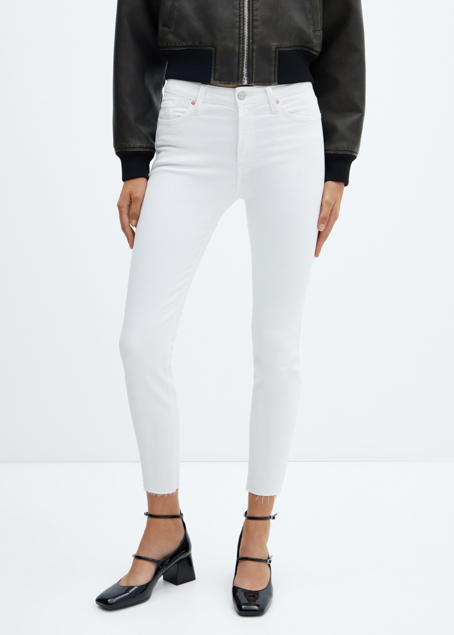 Skinny cropped jeans - Medium plane