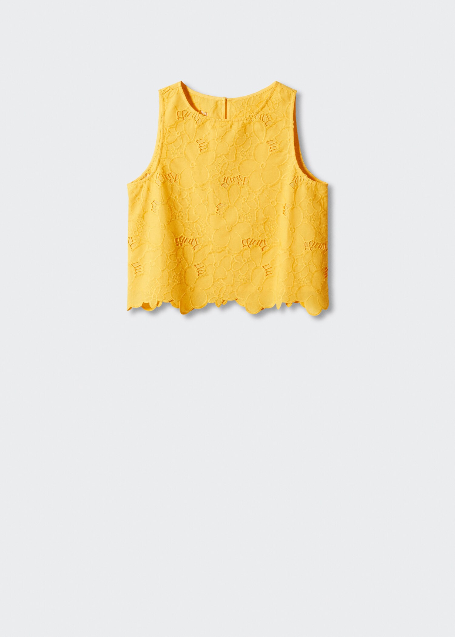 Rupičasta izvezena bluza - Artikl bez modela
