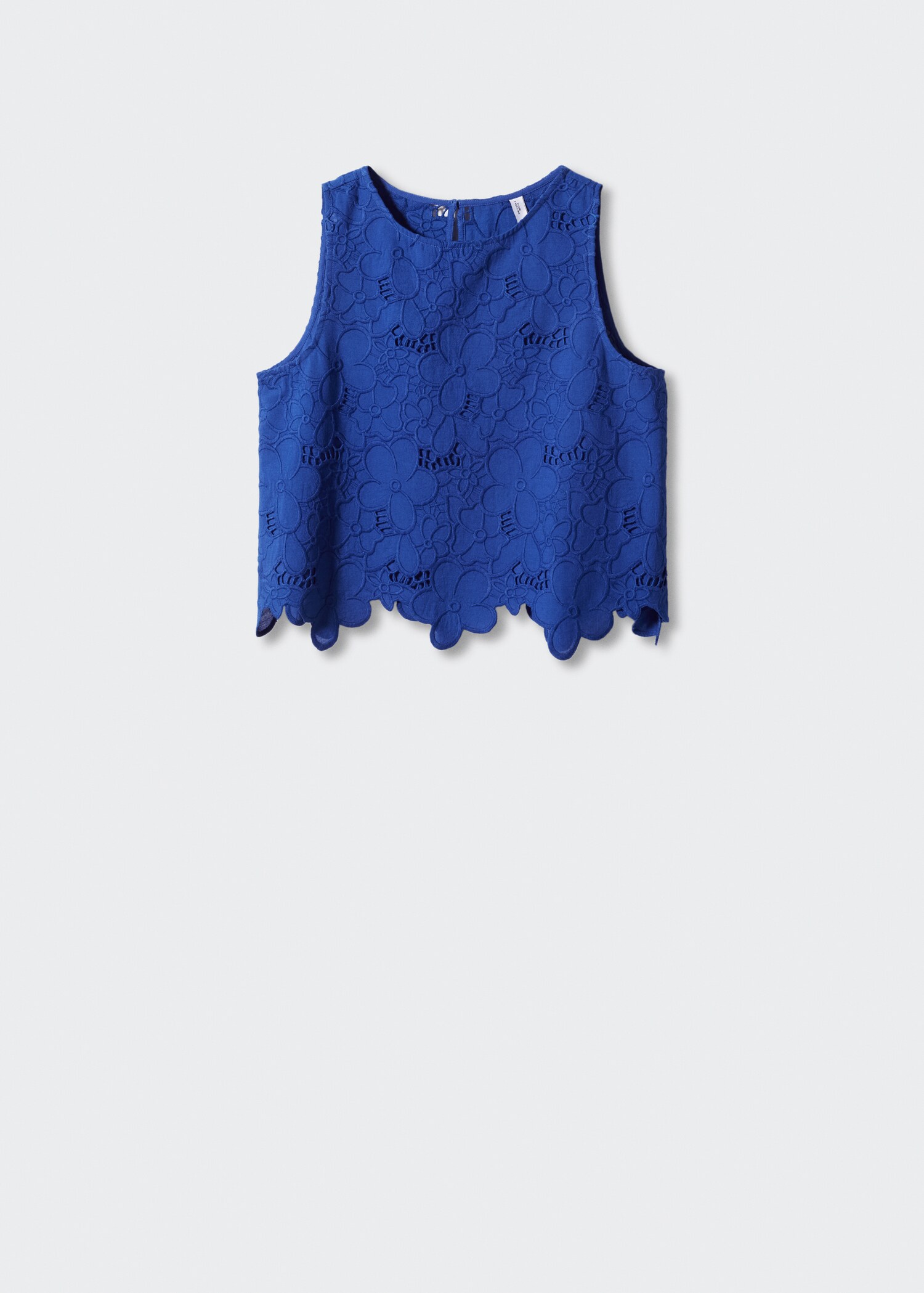Rupičasta izvezena bluza - Artikl bez modela