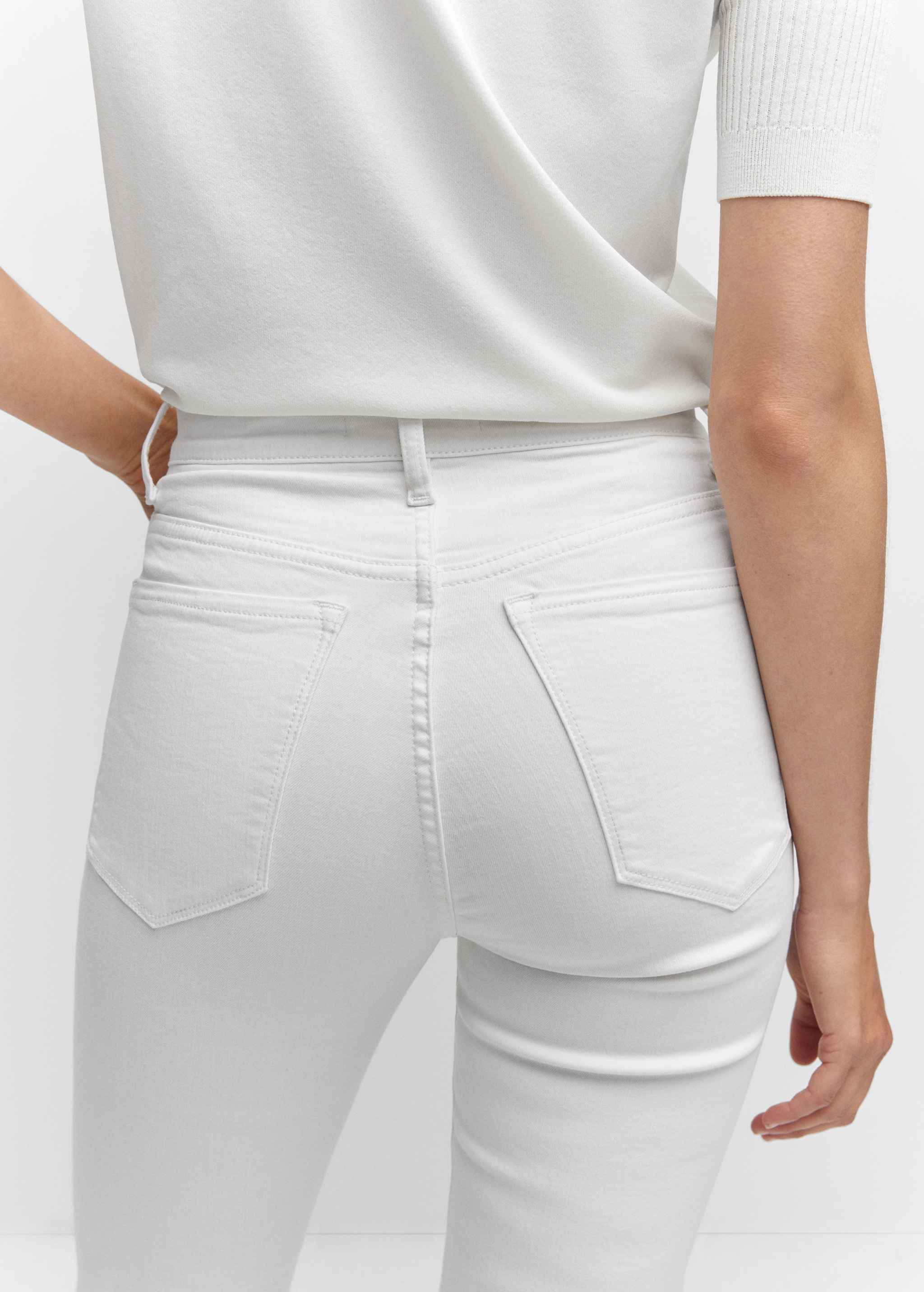 Vaqueros Blancos Pantalón Vaquero Mujer Stradivarius Stradivarius