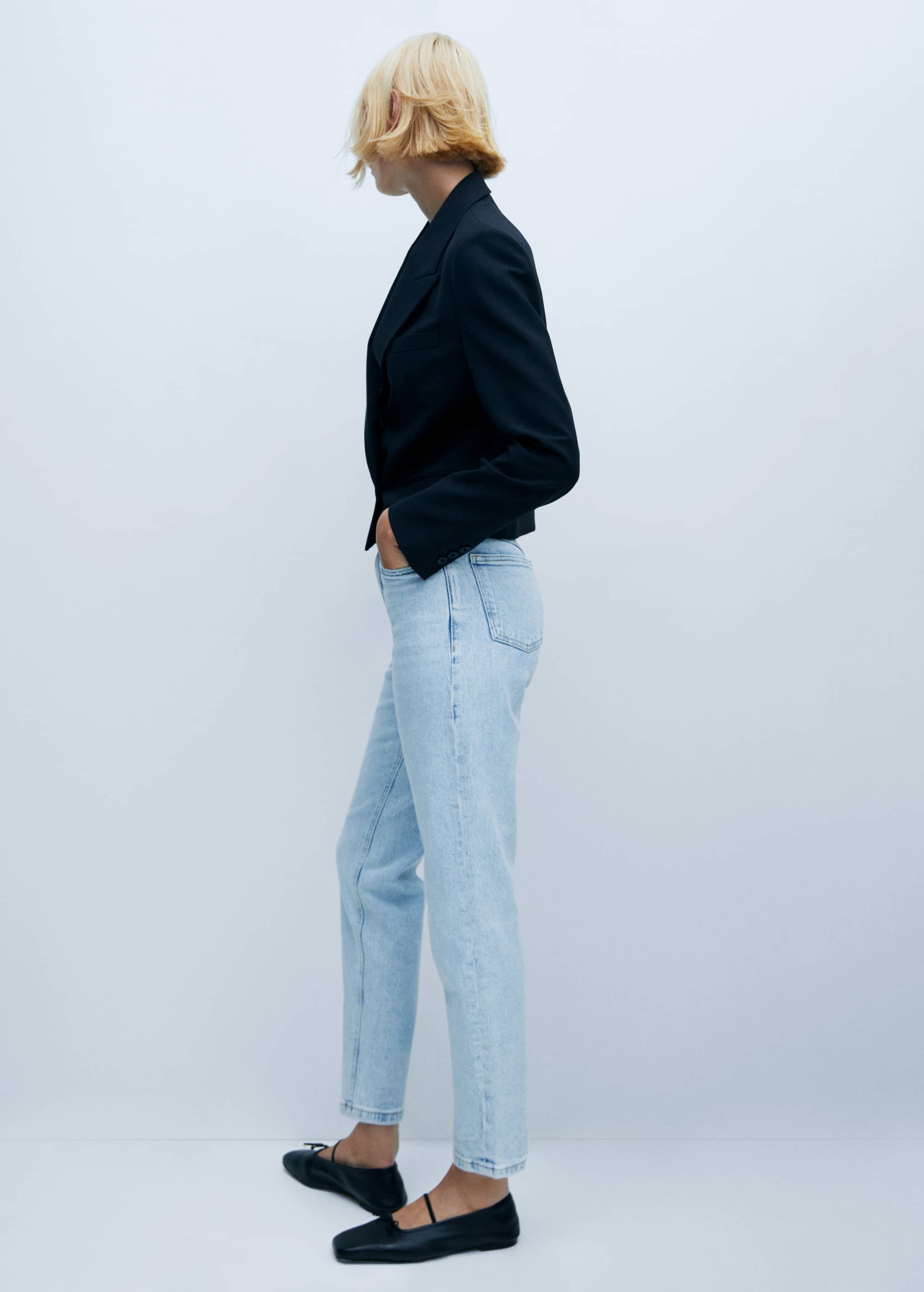 Comfort Mom-Jeans mit hoher Bundhöhe - Detail des Artikels 2