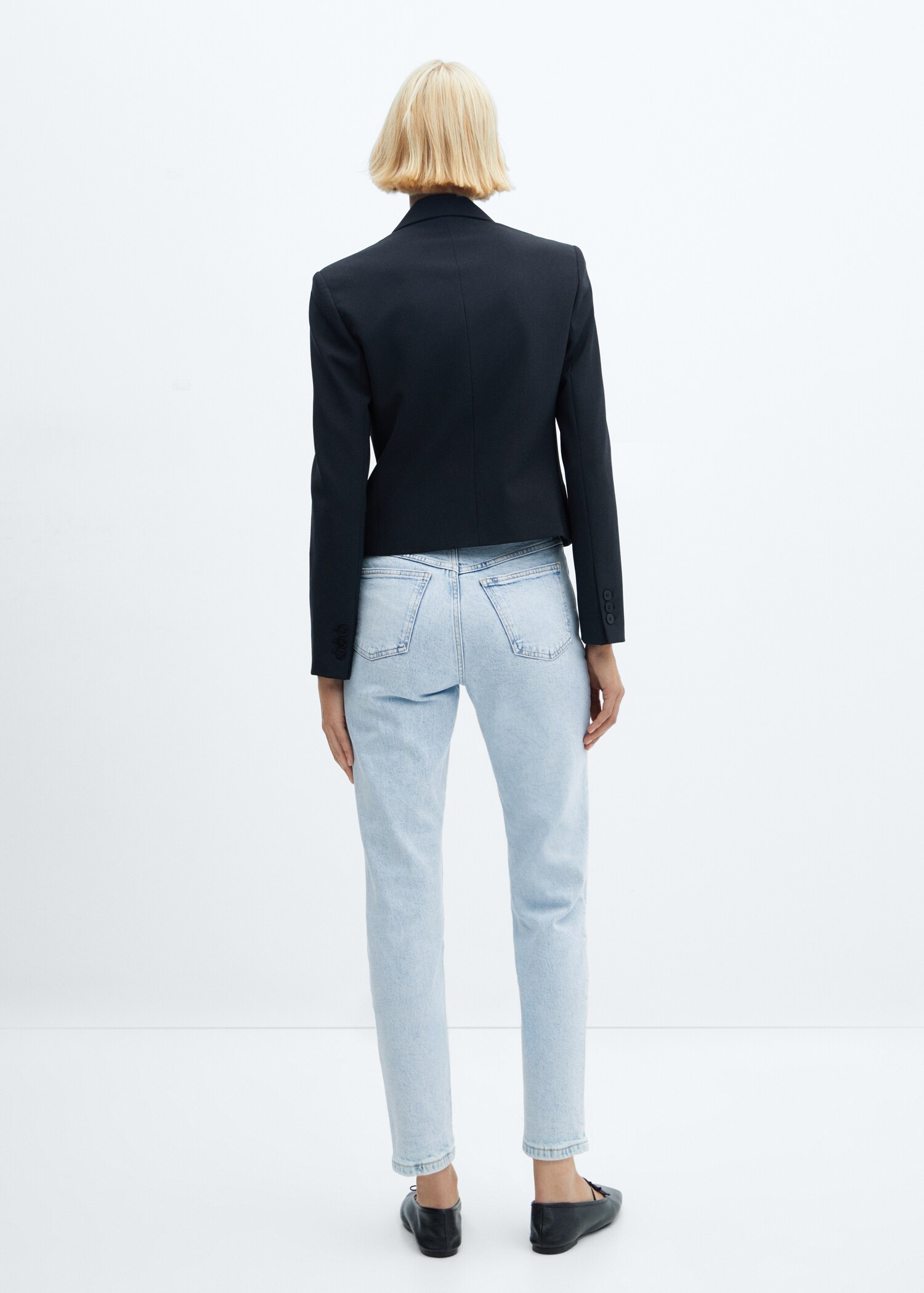 Newmom comfort high-waist jeans - Achterkant van het artikel