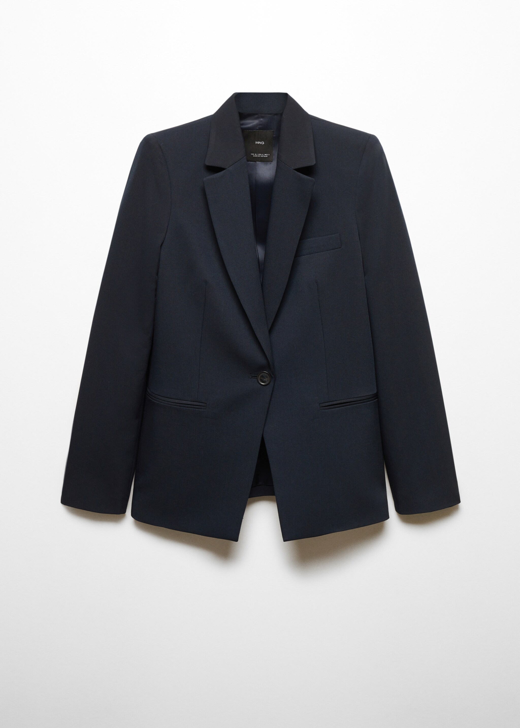 Fitted essential suit jacket - Article without model