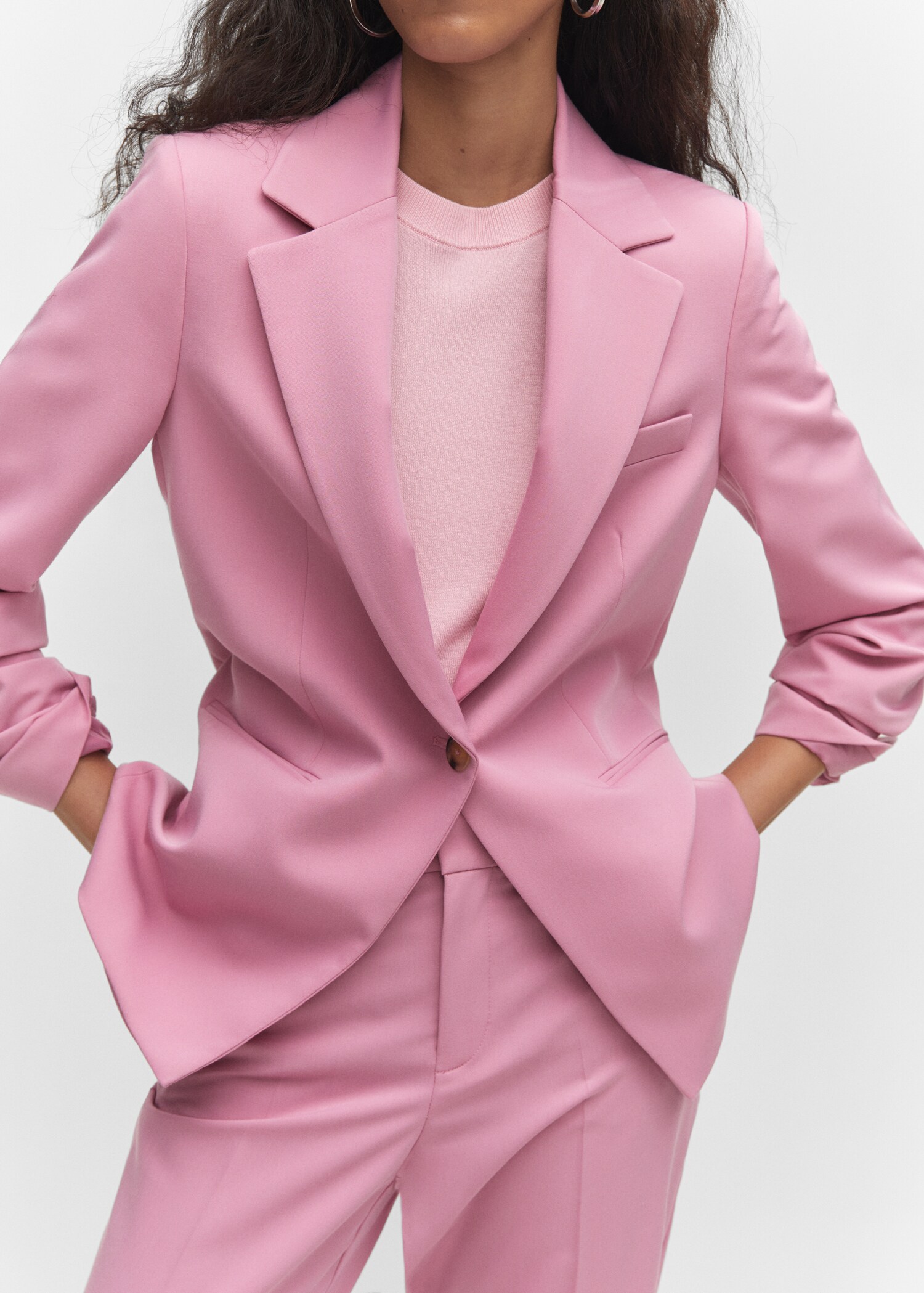 Fitted essential suit jacket - Details of the article 6