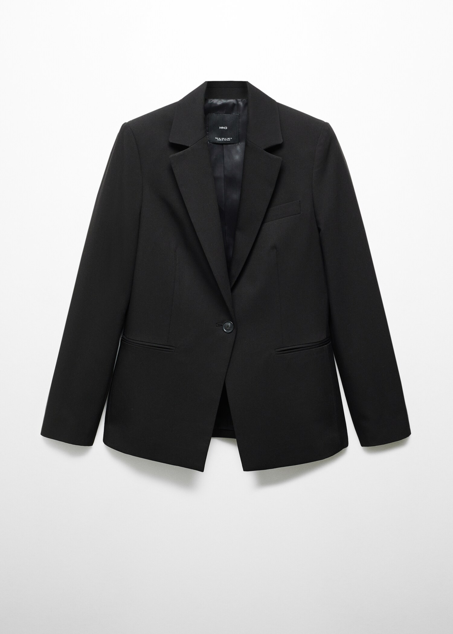 Fitted essential suit jacket - Article without model
