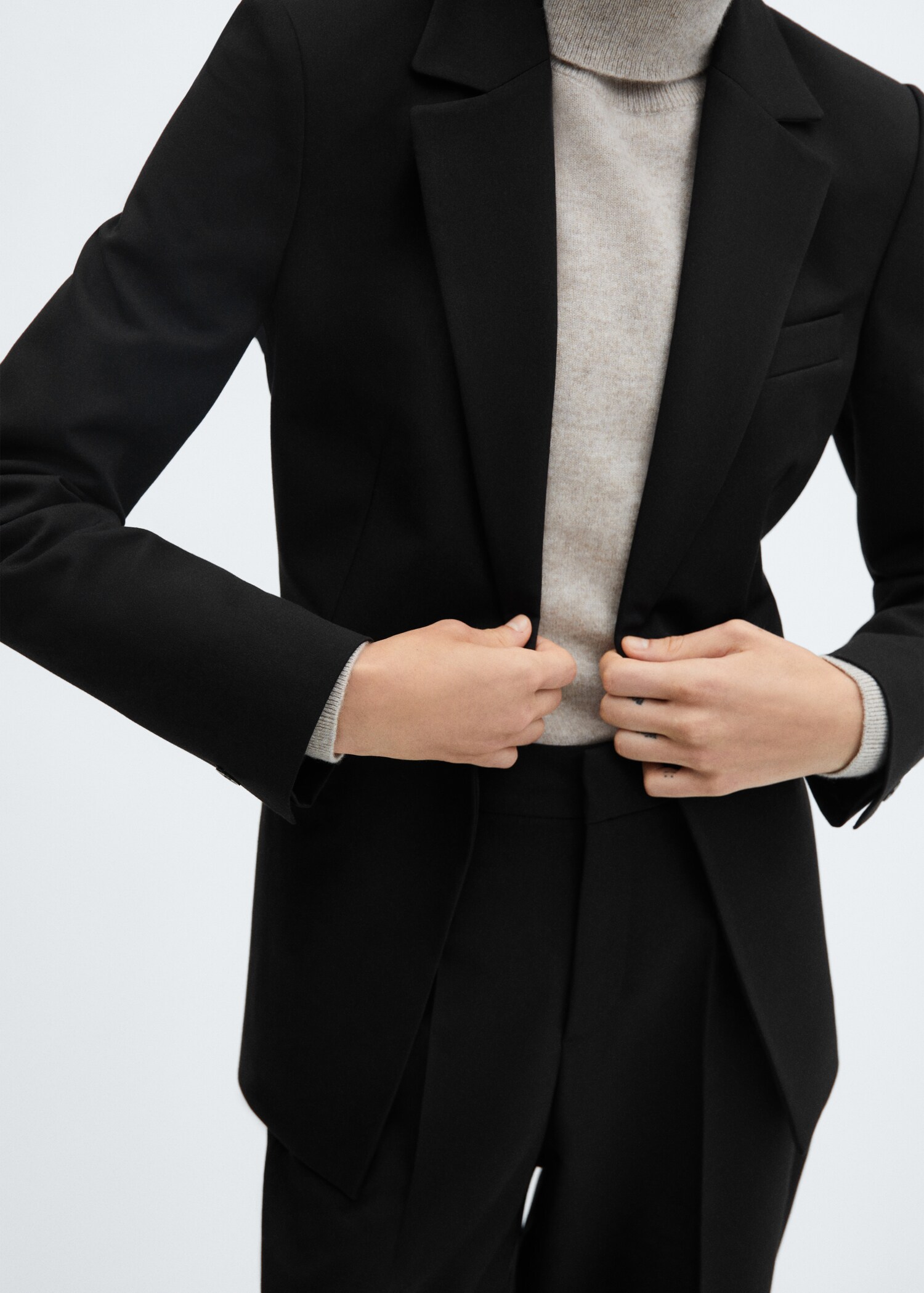 Fitted essential suit jacket - Details of the article 6