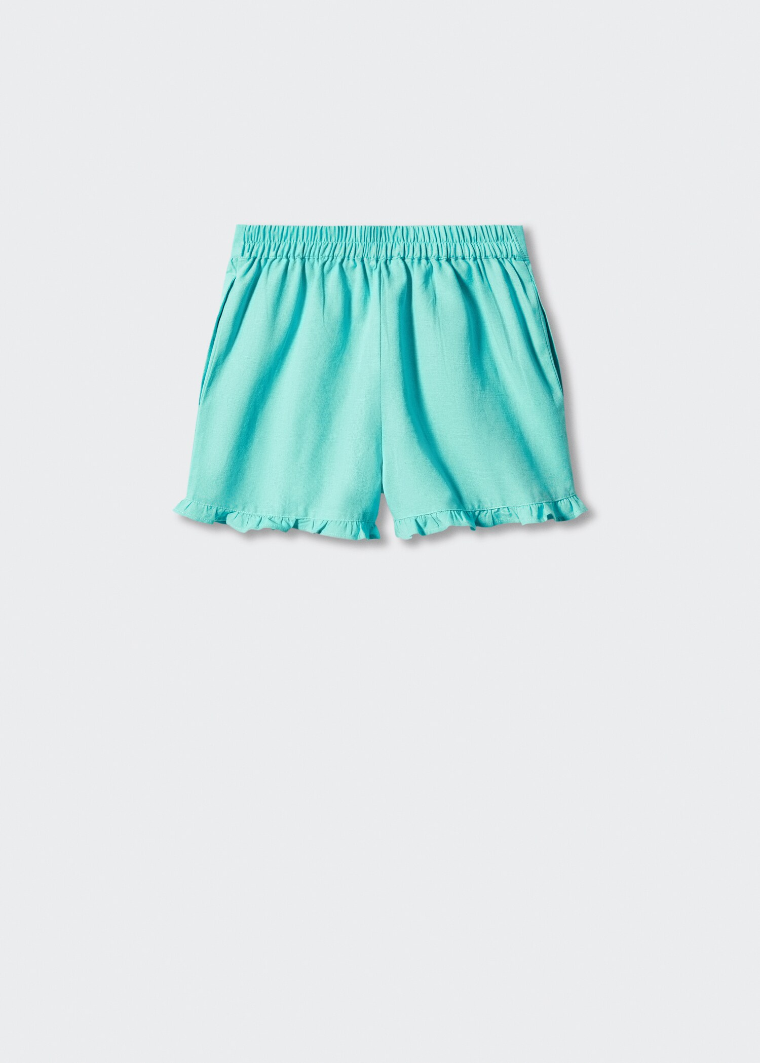 Shorts with gathered detail - Reverse of the article