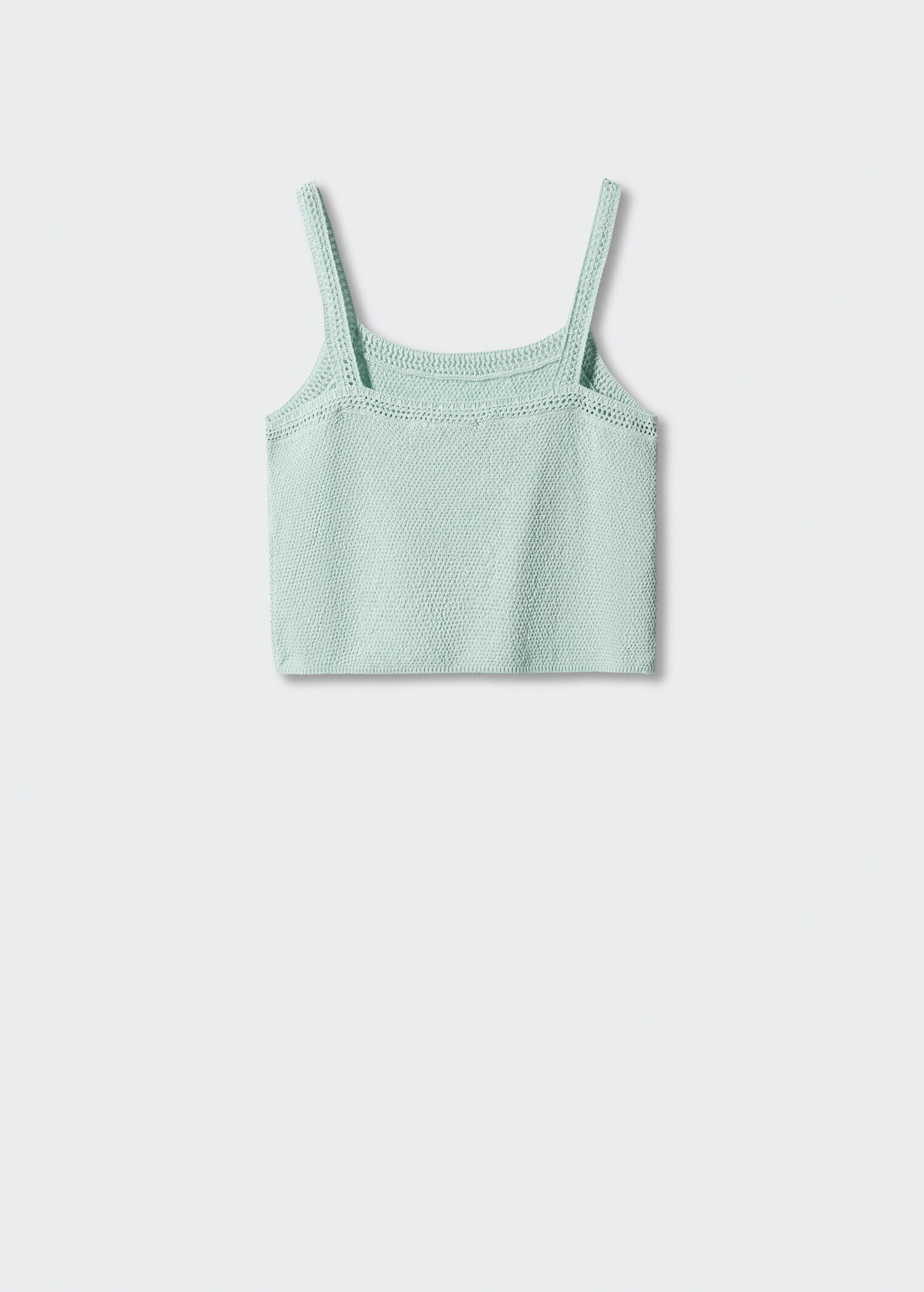 Crochet top - Reverse of the article