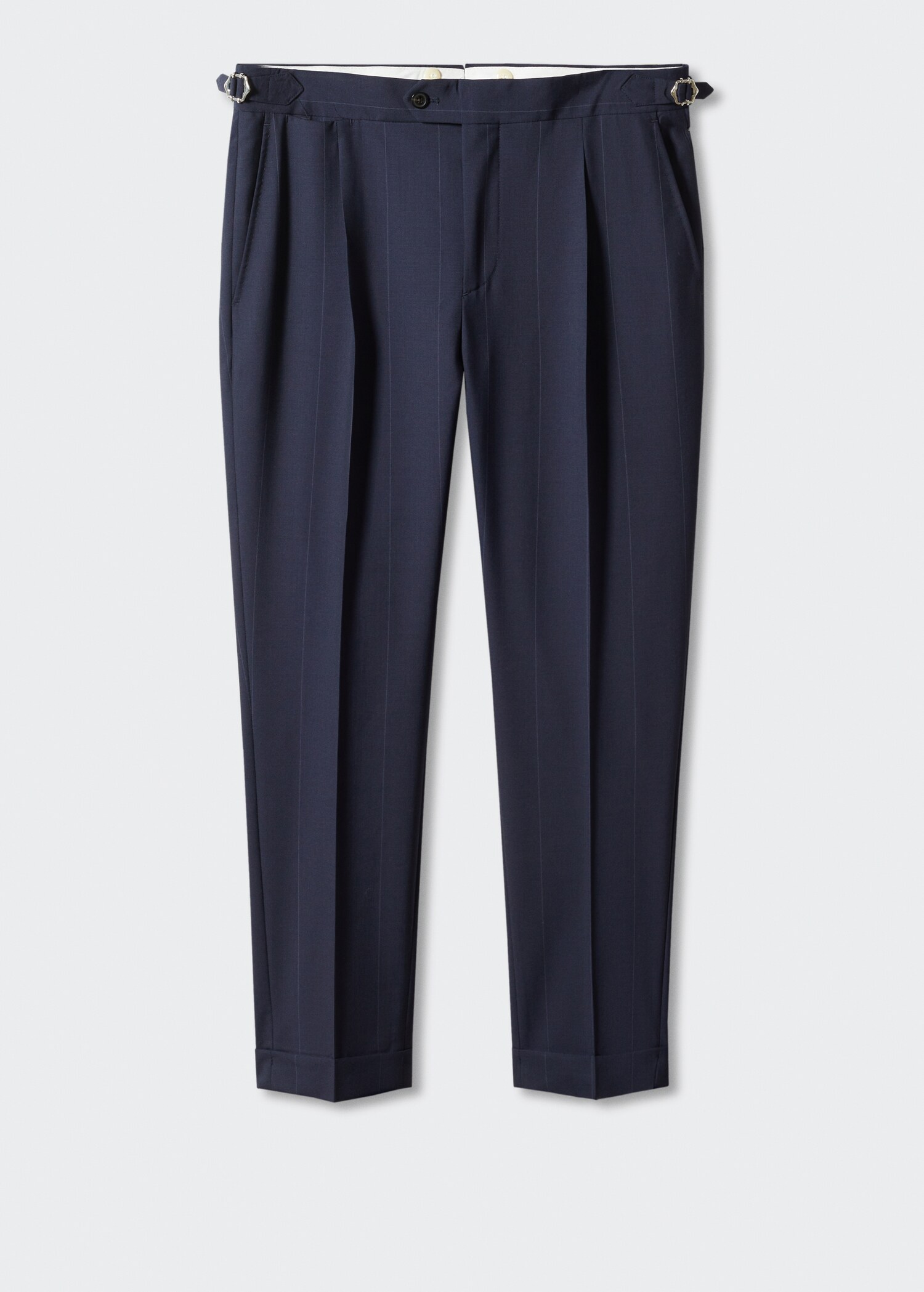 Pantalons vestit llana verge ratlles - Article sense model