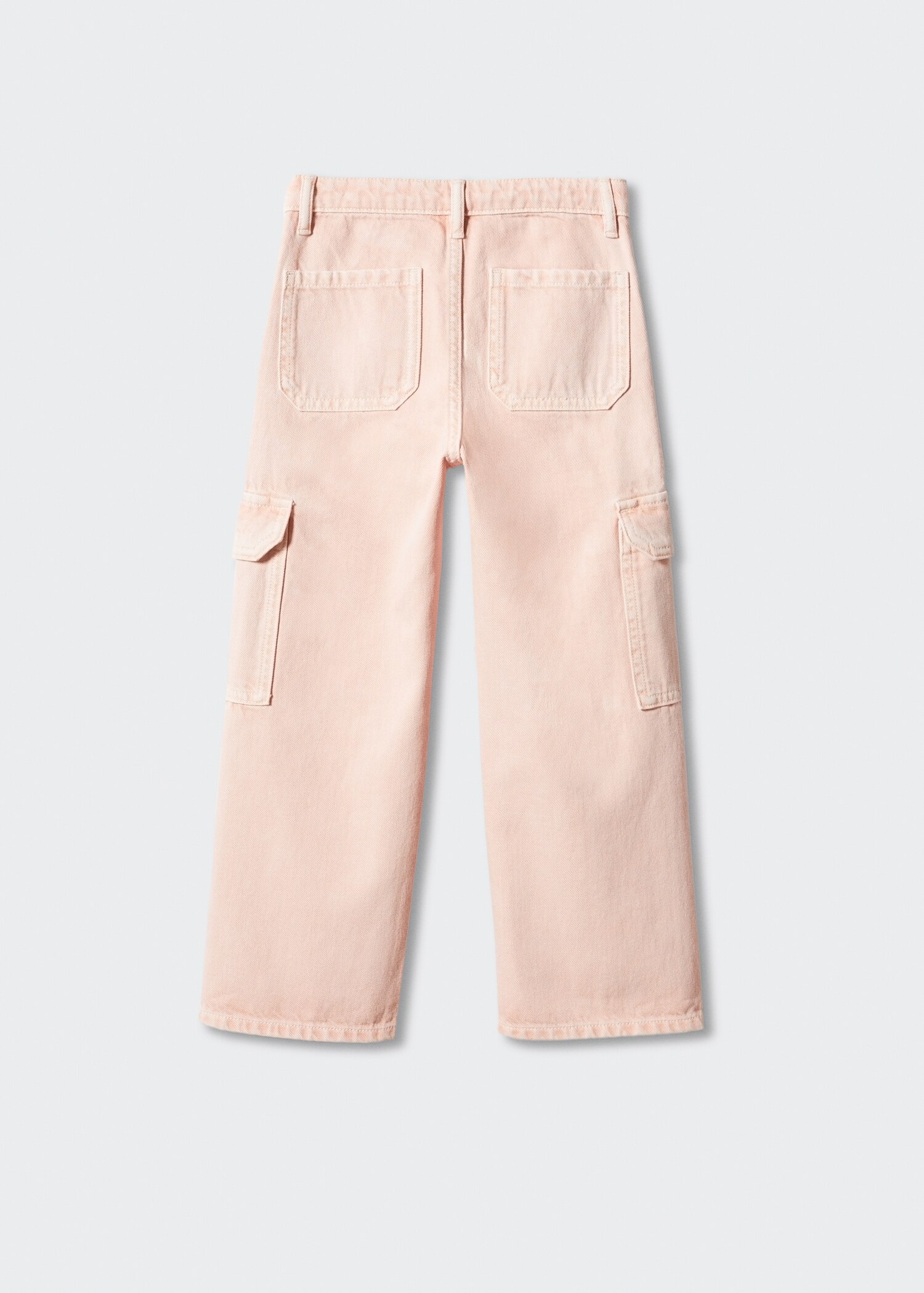 Cotton cargo trousers - Reverse of the article