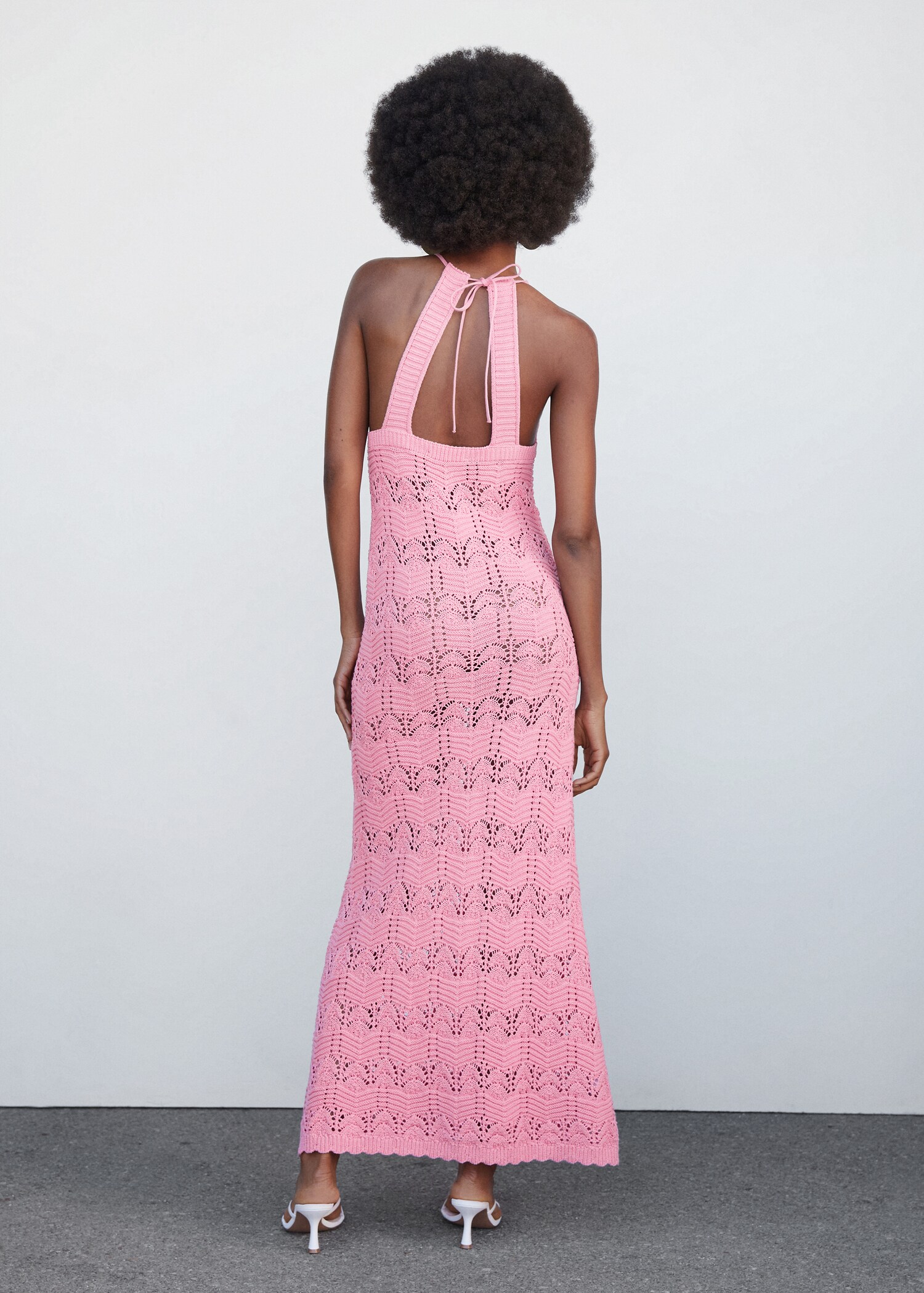 Vestido largo crochet - Reverso del artículo