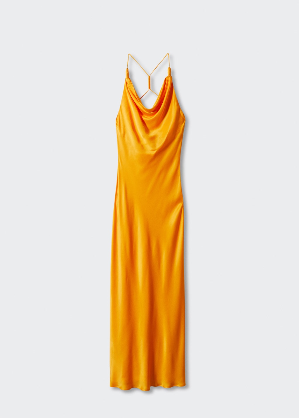 Zara mustard slip dress hotsell