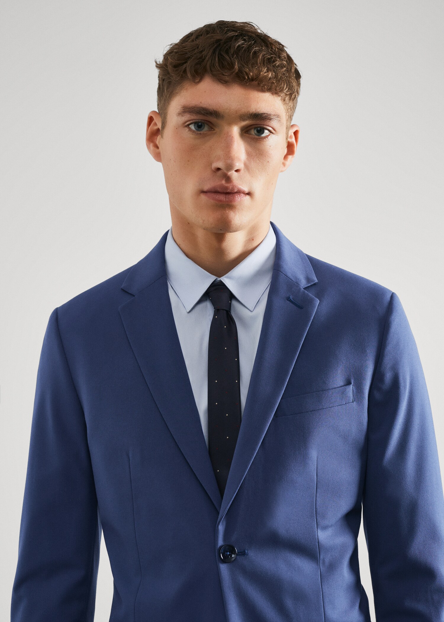 Σακάκι κοστουμιού super slim fit ύφασμα stretch - Λεπτομέρεια του προϊόντος 1