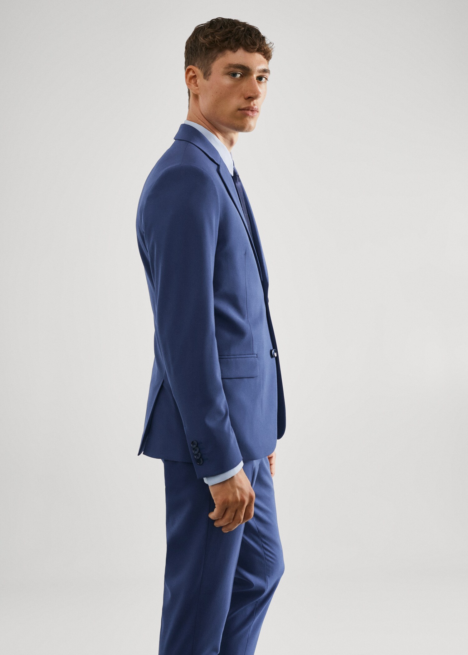Σακάκι κοστουμιού super slim fit ύφασμα stretch - Λεπτομέρεια του προϊόντος 2